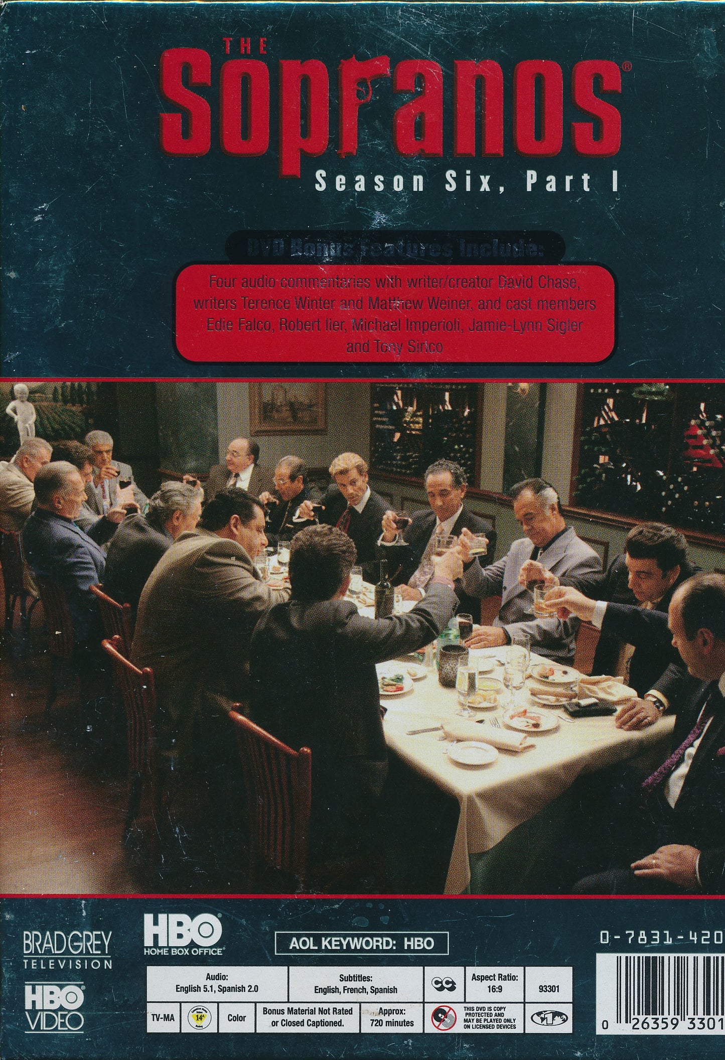 EBOND The sopranos - Season six - part I DVD D088002
