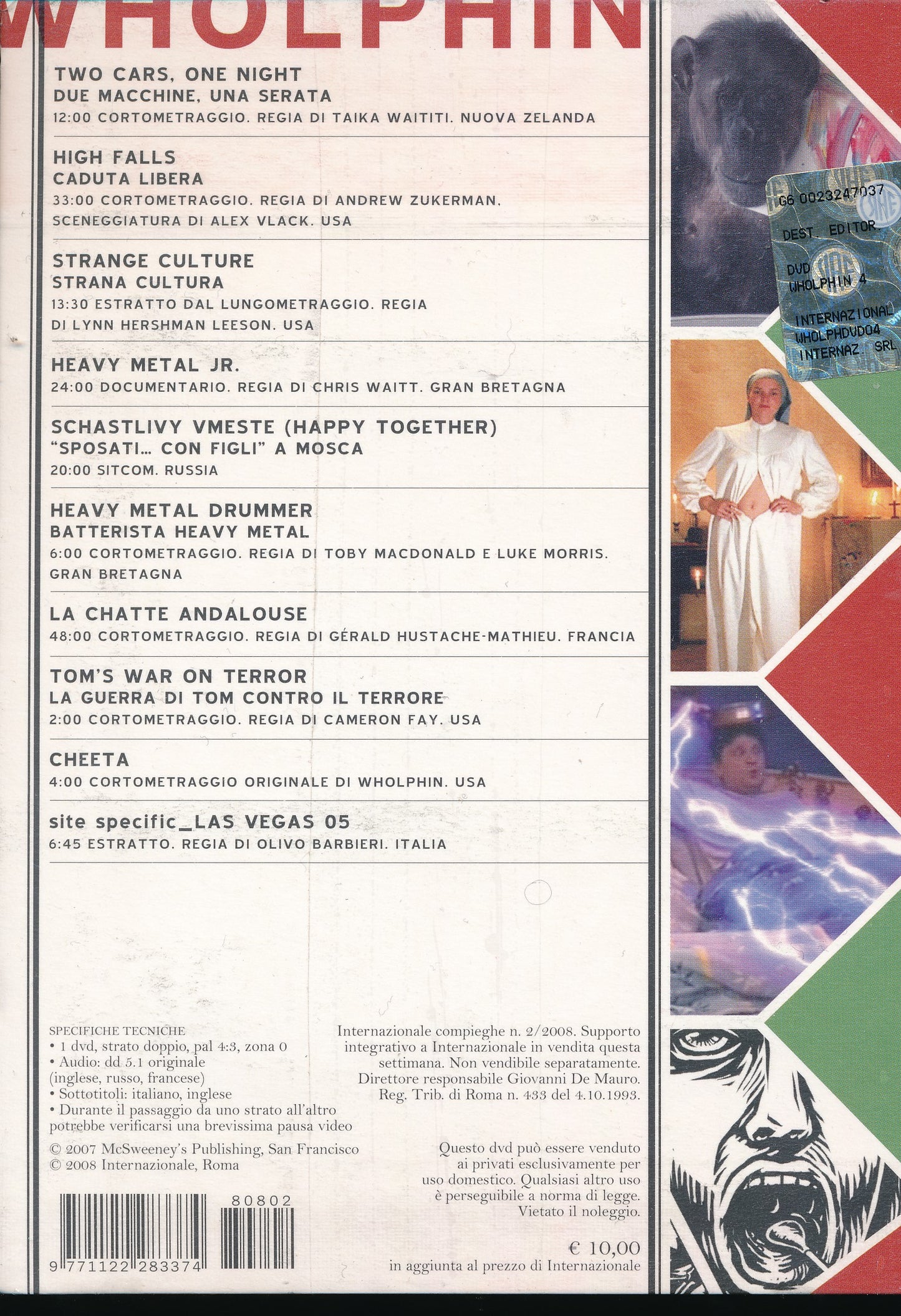 EBOND Wholphin DVD Magazine di cose mai vista - vol. 4 D091009