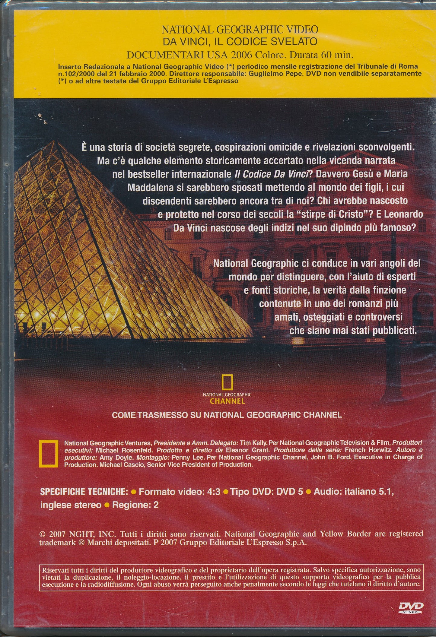 EBOND Da Vinci - Il codice svelato - National Geographic DVD D092011