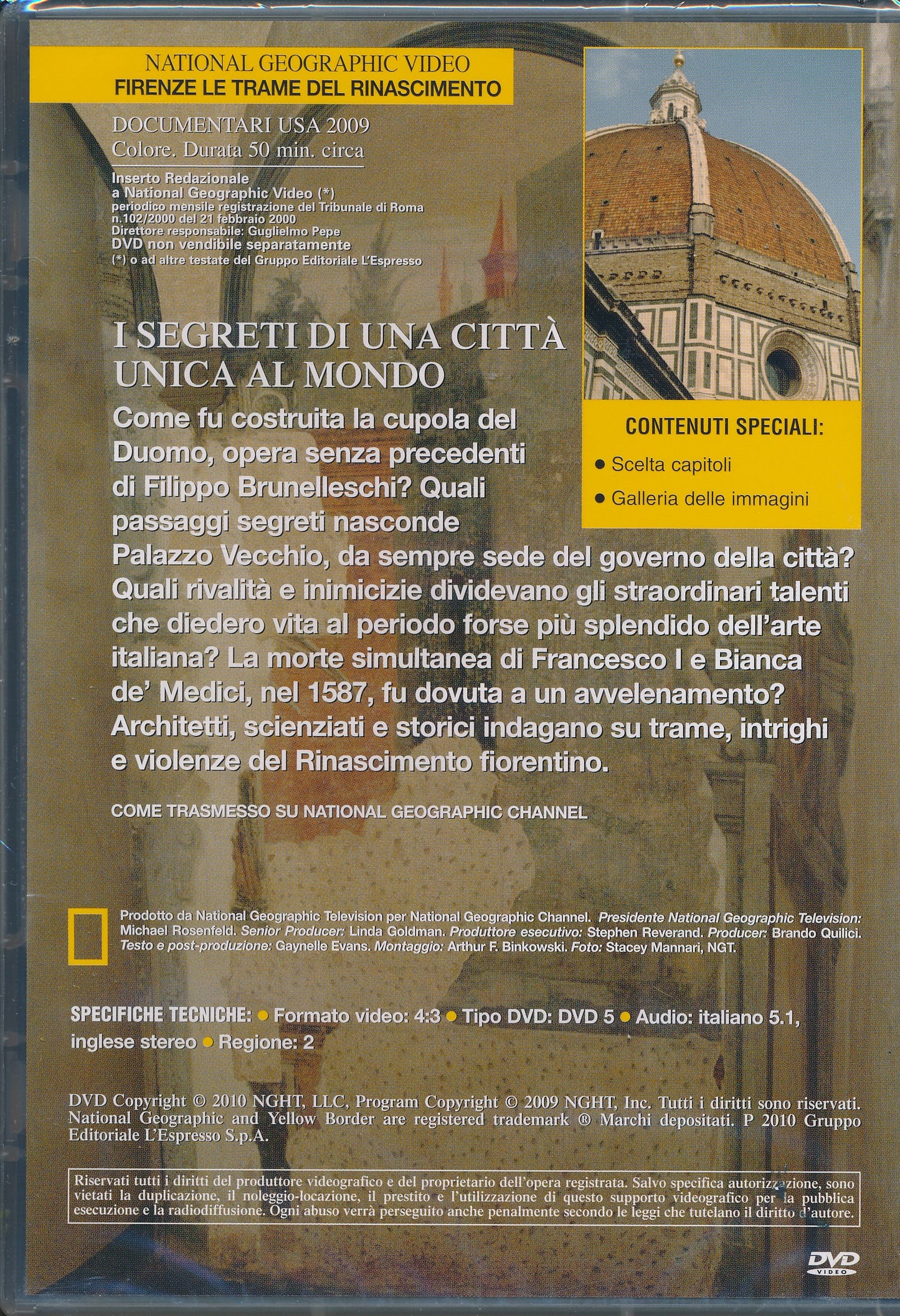 EBOND Firenze le trame del Rinascimento - National Geographic DVD D092013
