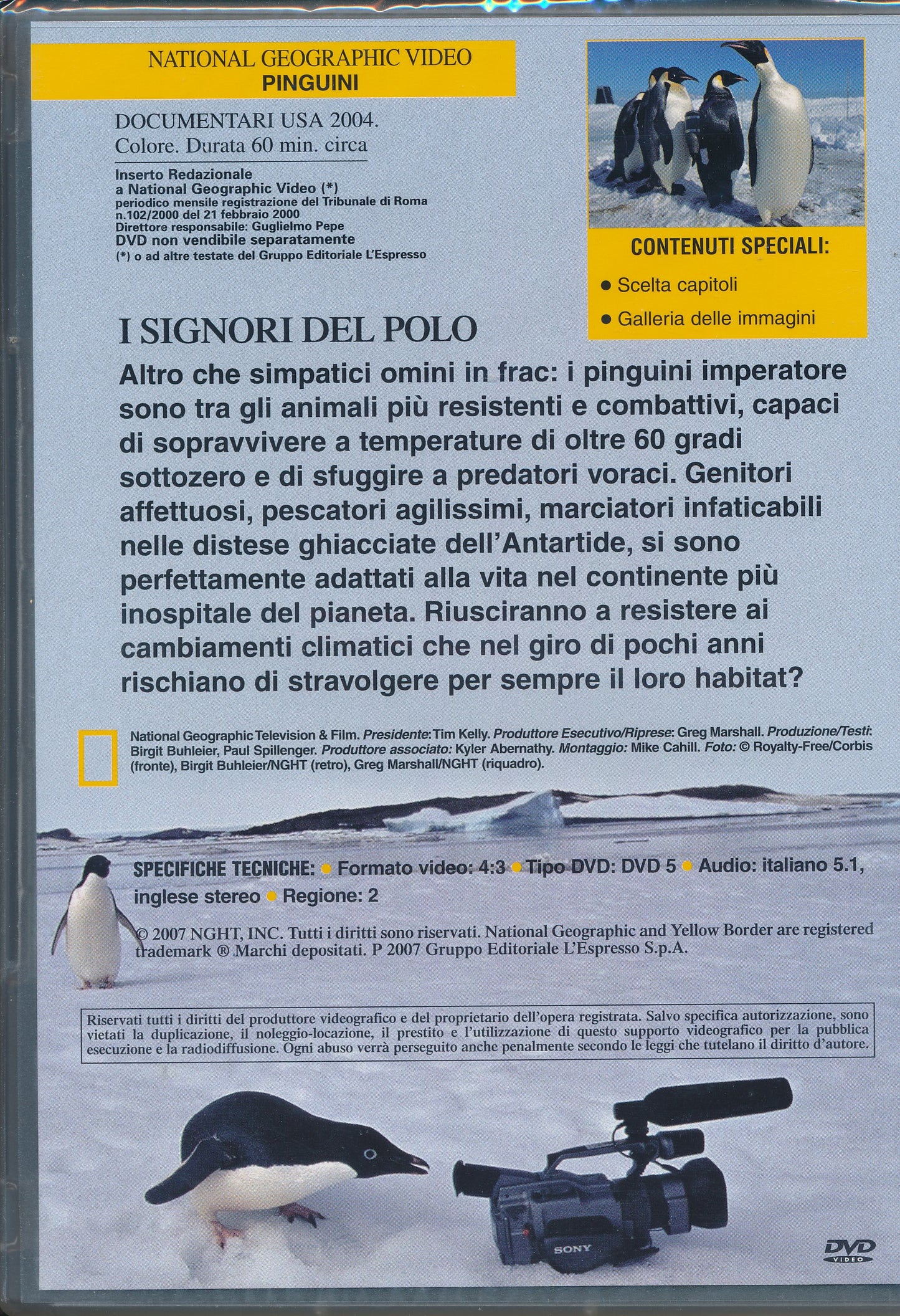EBOND Pinguini - Imperatori dei Ghiacci - n. 48 - National Geographic DVD D093012