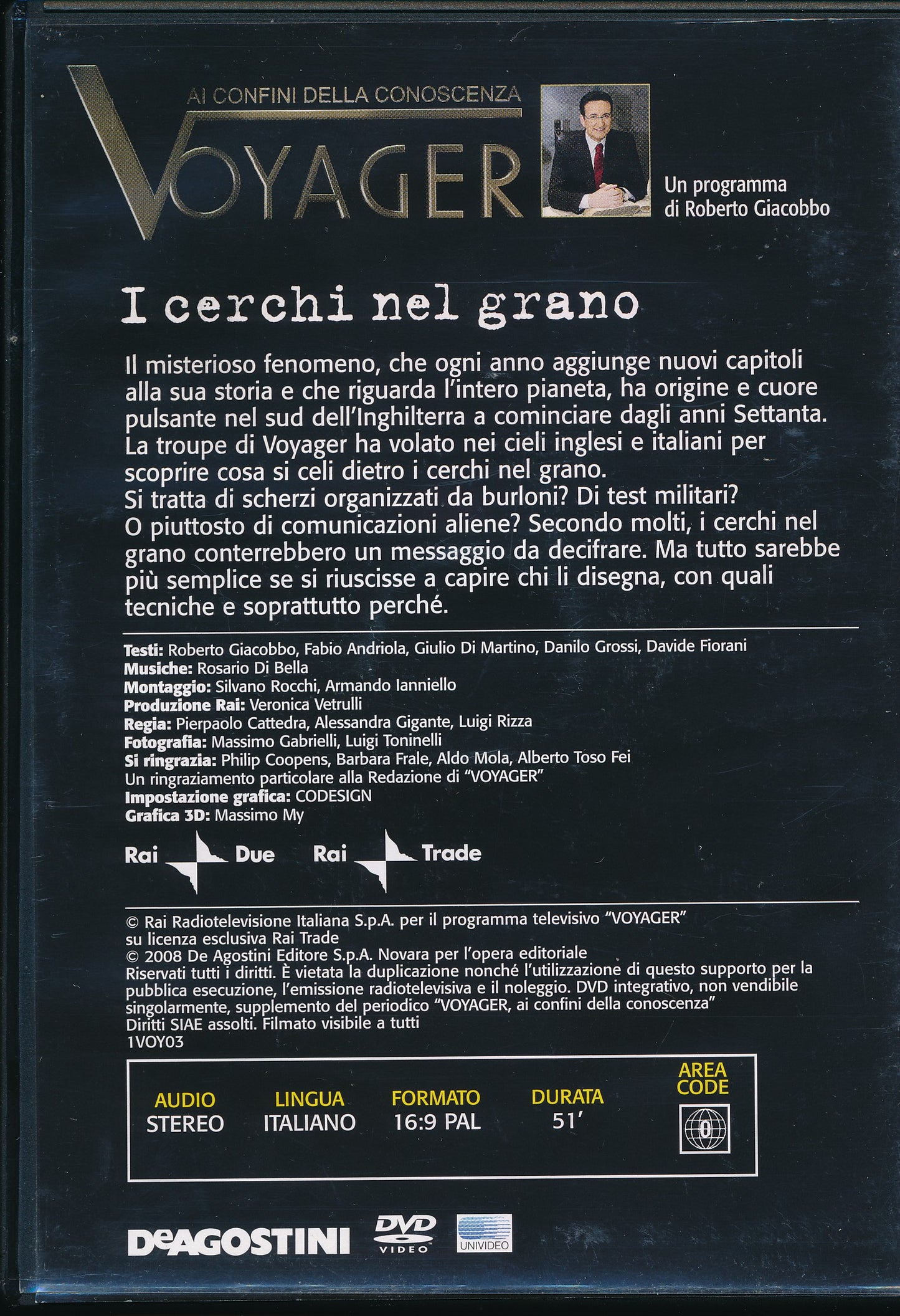 EBOND I cerchi nel grano - Voyager ai confini della conoscenza n.3 DeAgostini DVD D096005