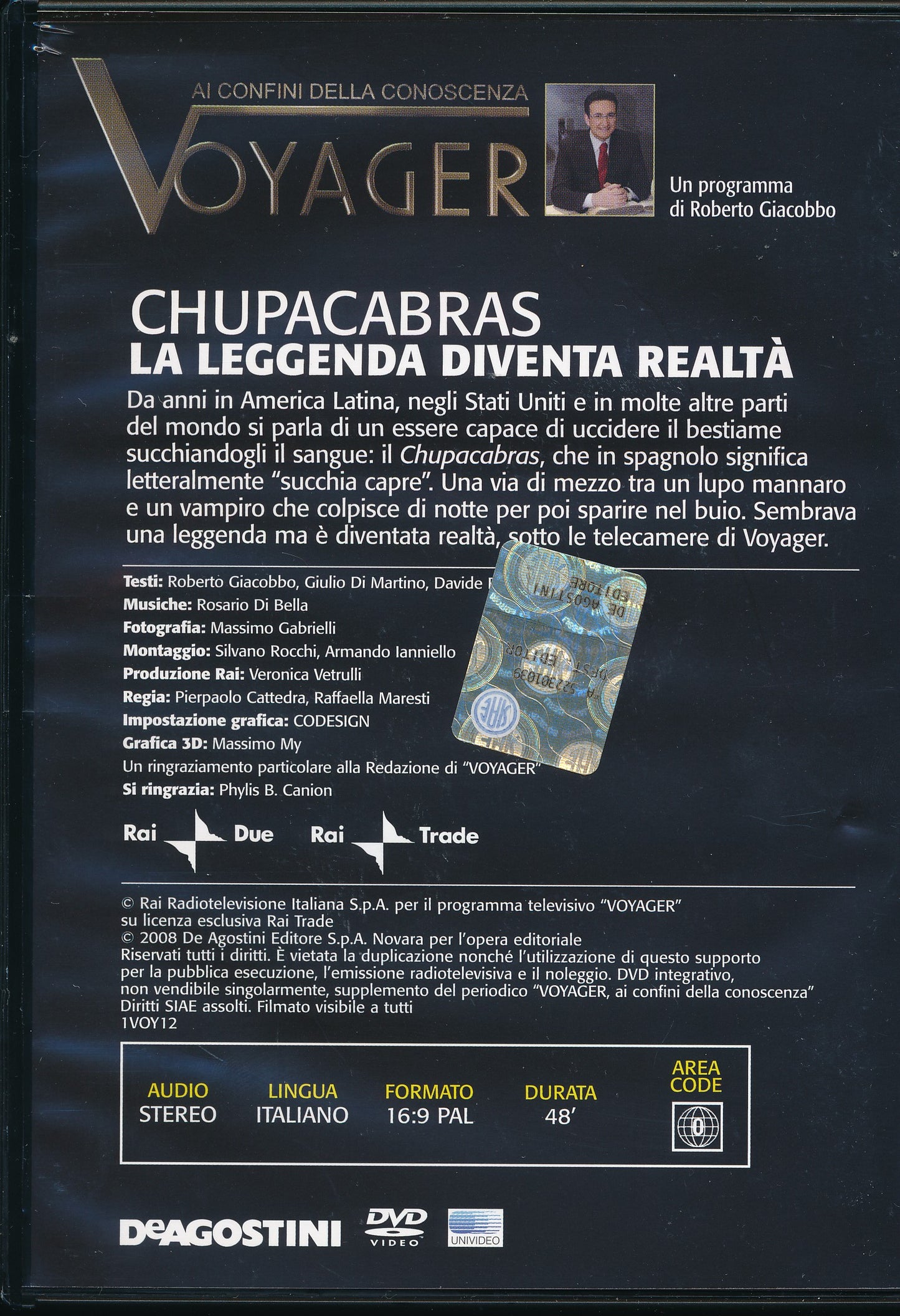 EBOND chupacabras la leggenda diventa realt voyager ai confini della conoscenza 12 DVD DL000840
