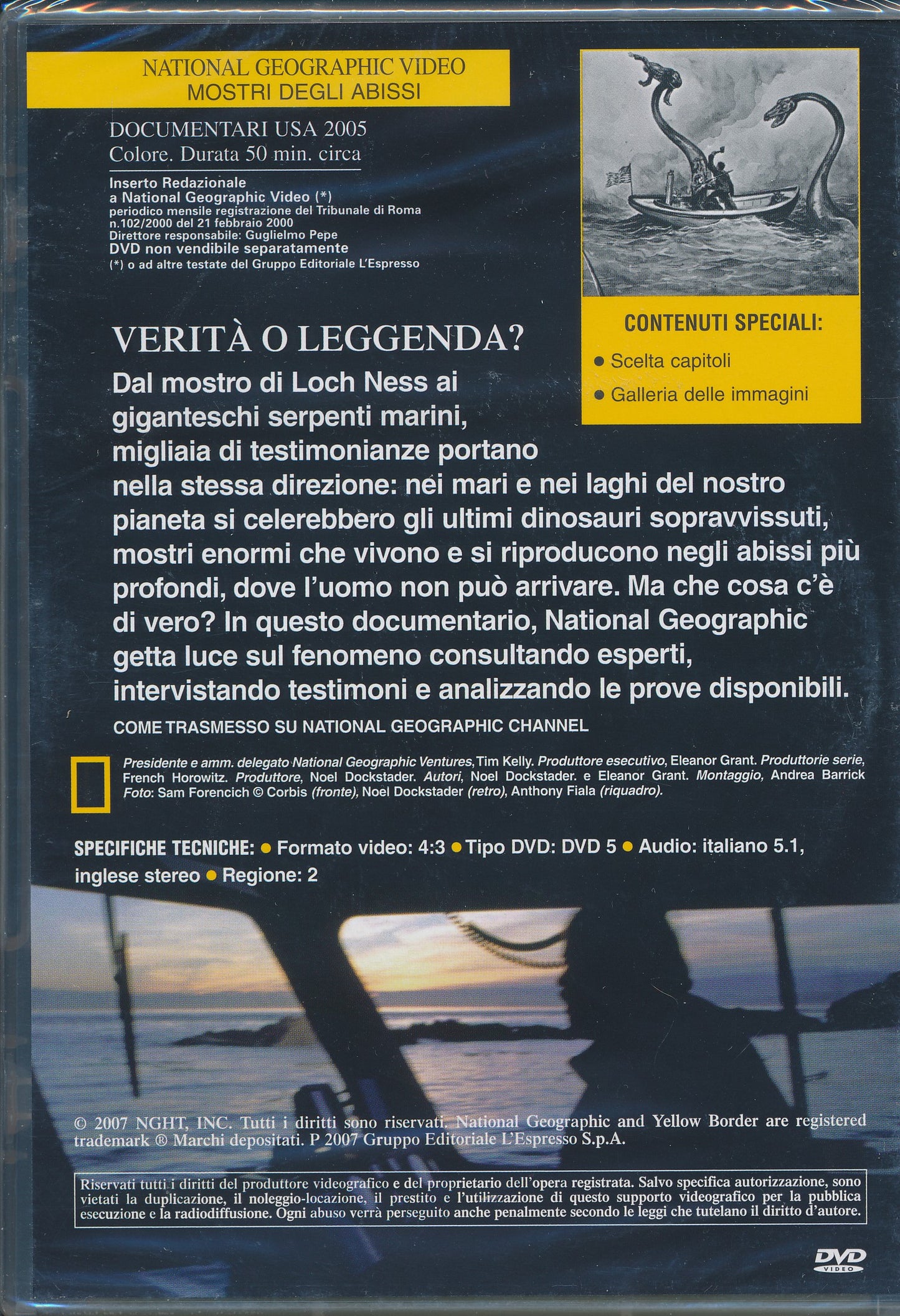 EBOND Mostri degli Abissi - Is it real? - n. 53 - National Geographic DVD D102011