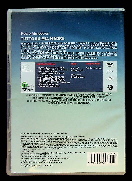 EBOND Tutto Su Mia Madre I Grandi Film In DVD N. 10 Editoriale Corriere della Sera D206001