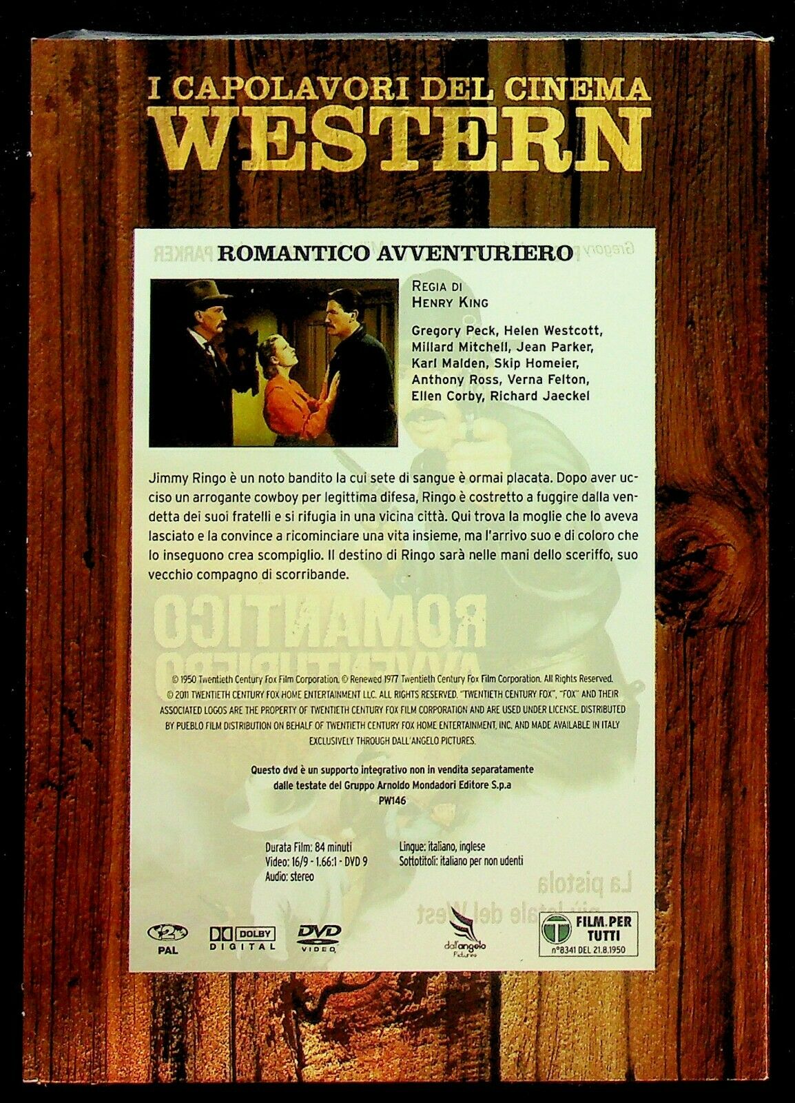 EBOND Romantico Avventuriero - I Capolavori Del Cinema Western DVD EDitoriale D220002 D220002
