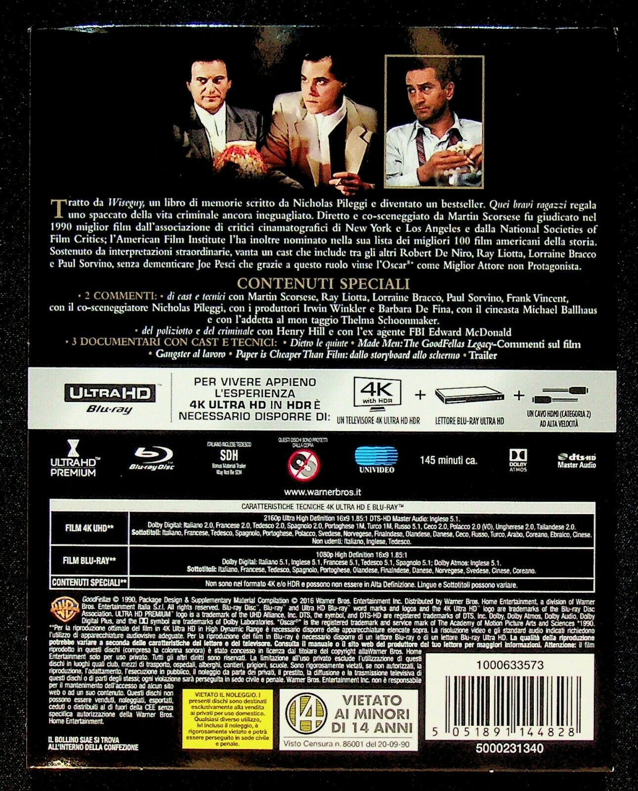 EBOND Quei Bravi Ragazzi 4k Ultra Hd + BLURAY D223006