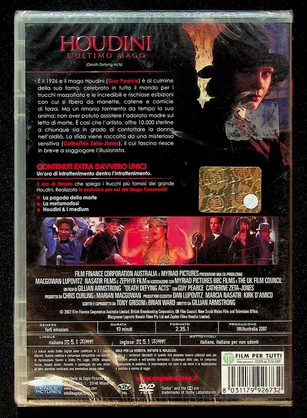 EBOND Houdini - L'ultimo Mago Dvd D225009