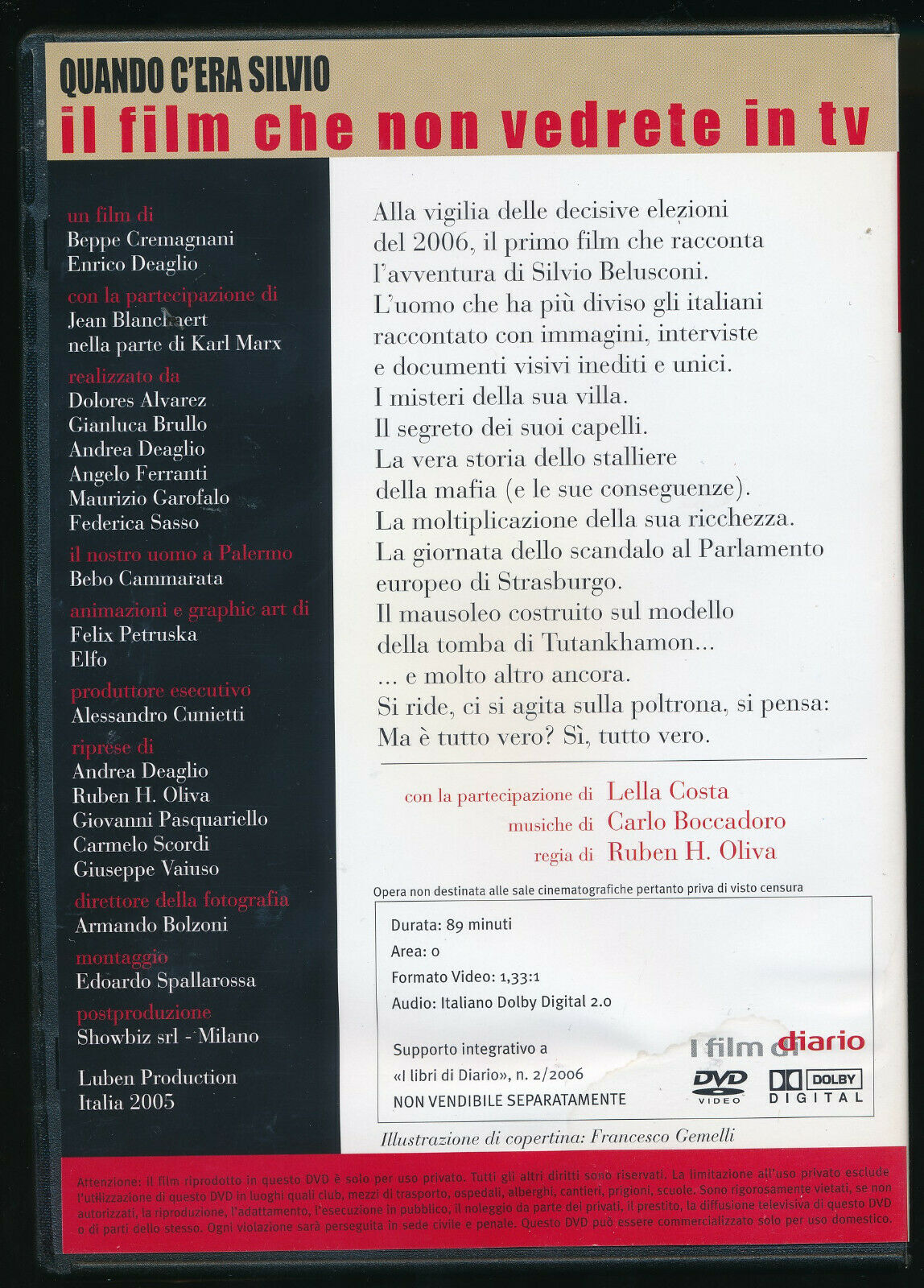 EBOND Quando C'era Silvio DVD Editoriale D254002