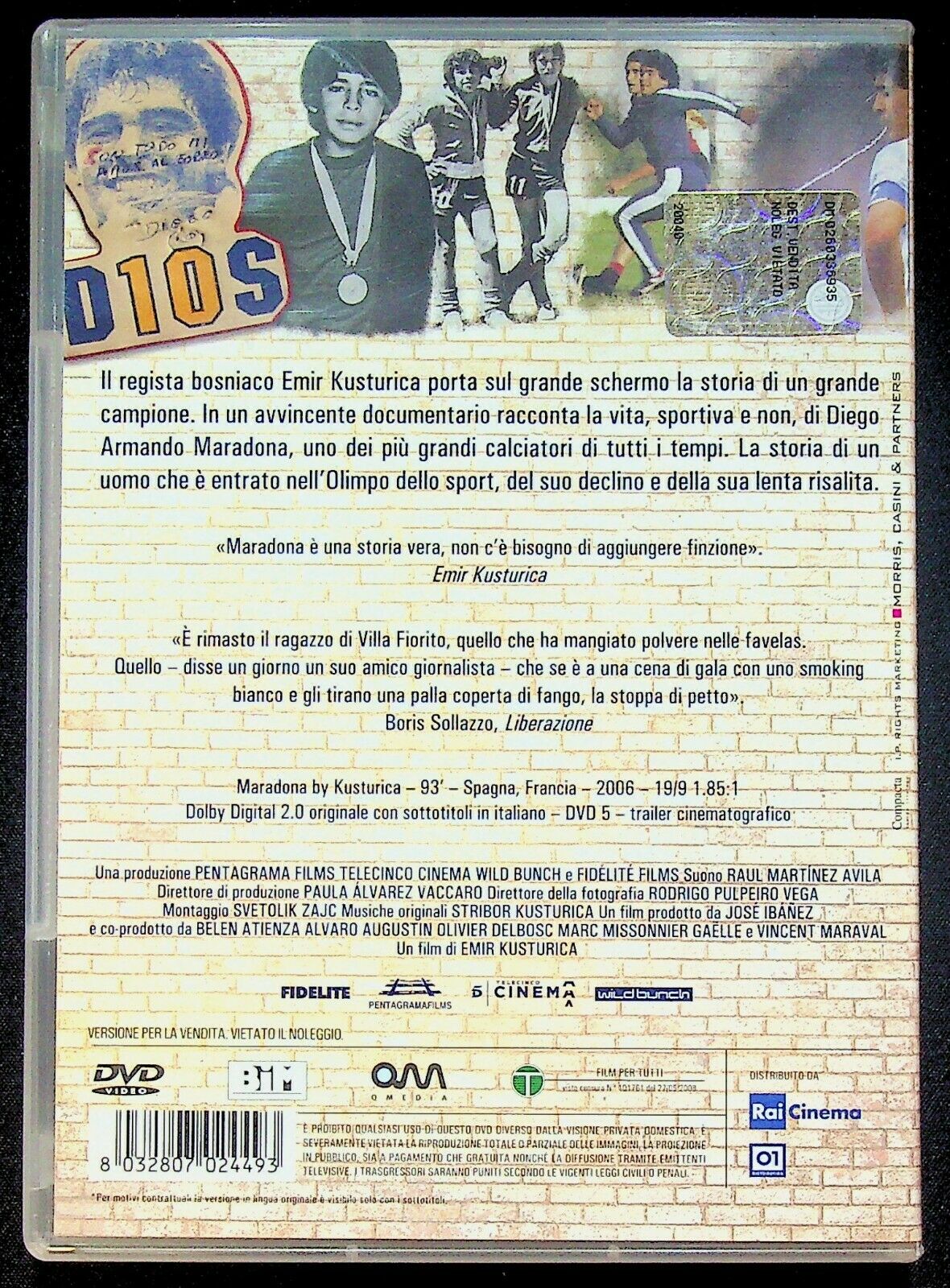 EBOND Maradona By Kusturica DVD D256007