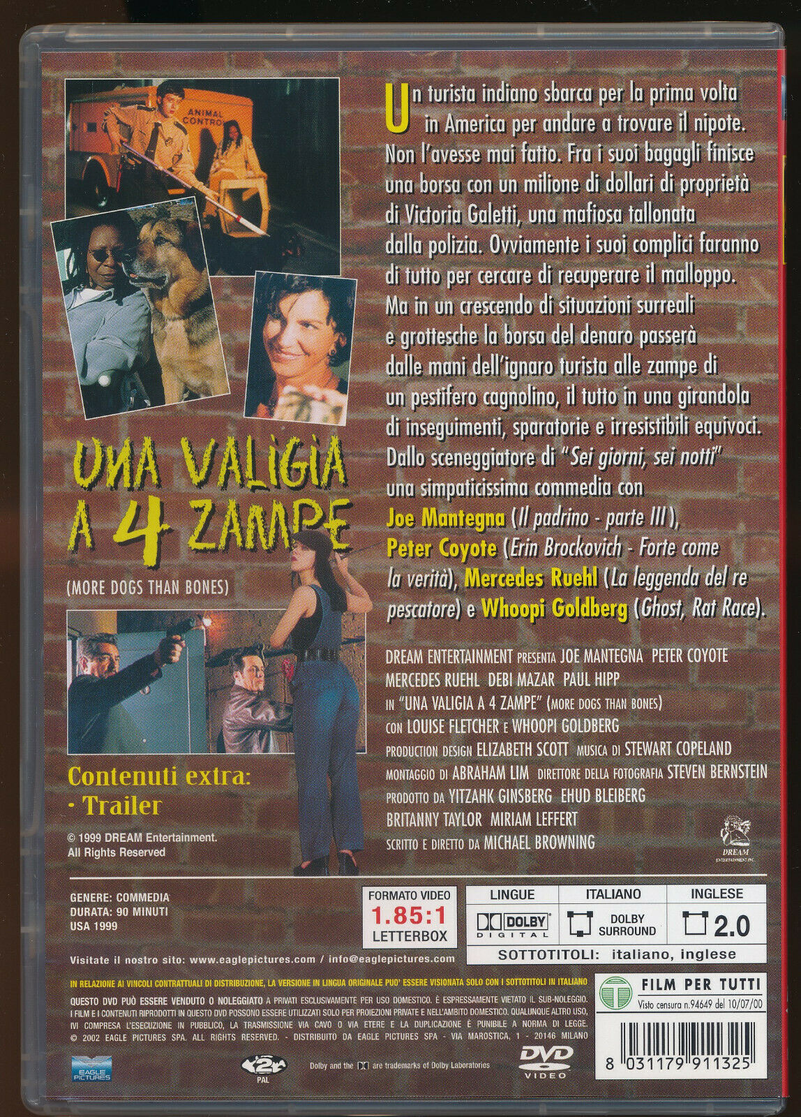 EBOND Una Vigilia a 4 Zampe DVD D267009