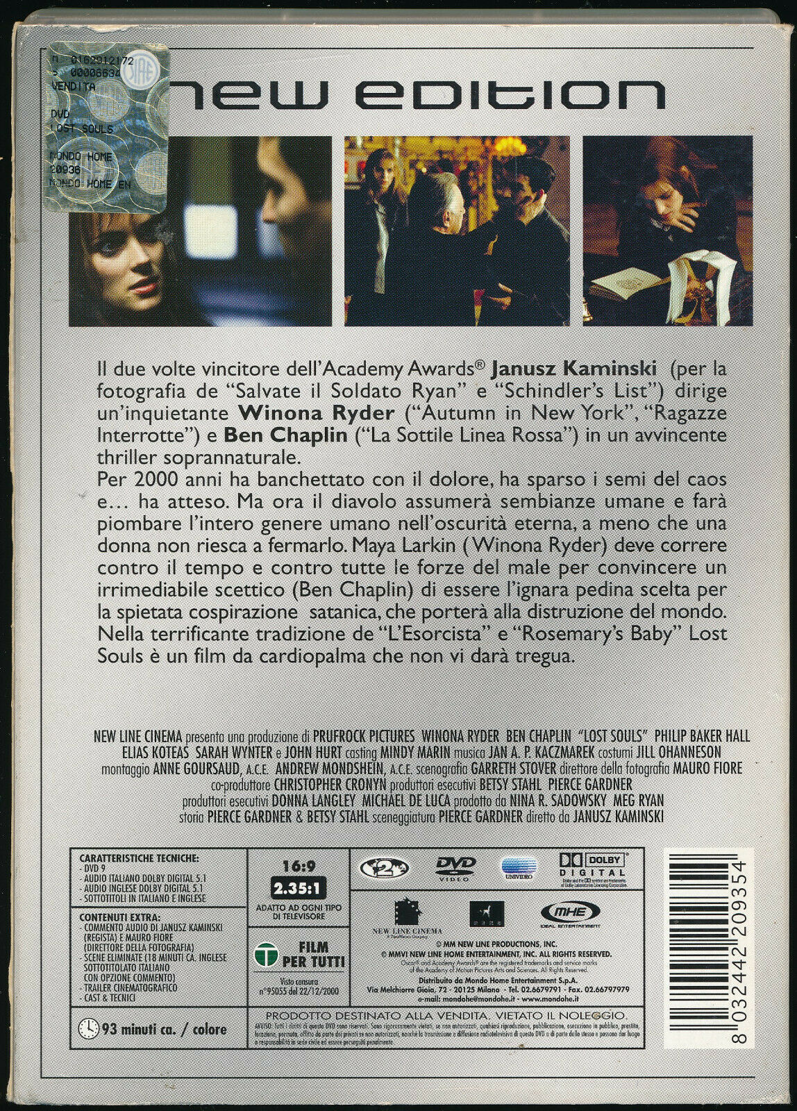 EBOND Lost Souls La Profezia DVD D268009