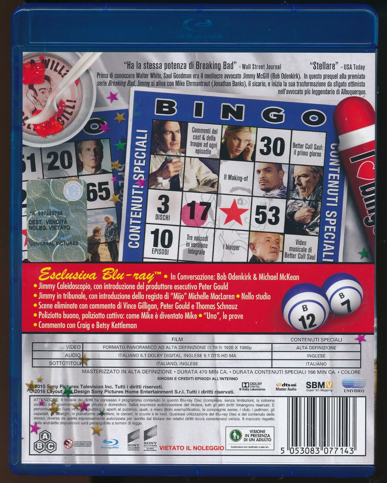EBOND Bette Call Saul Stagione 1 BLURAY D282011