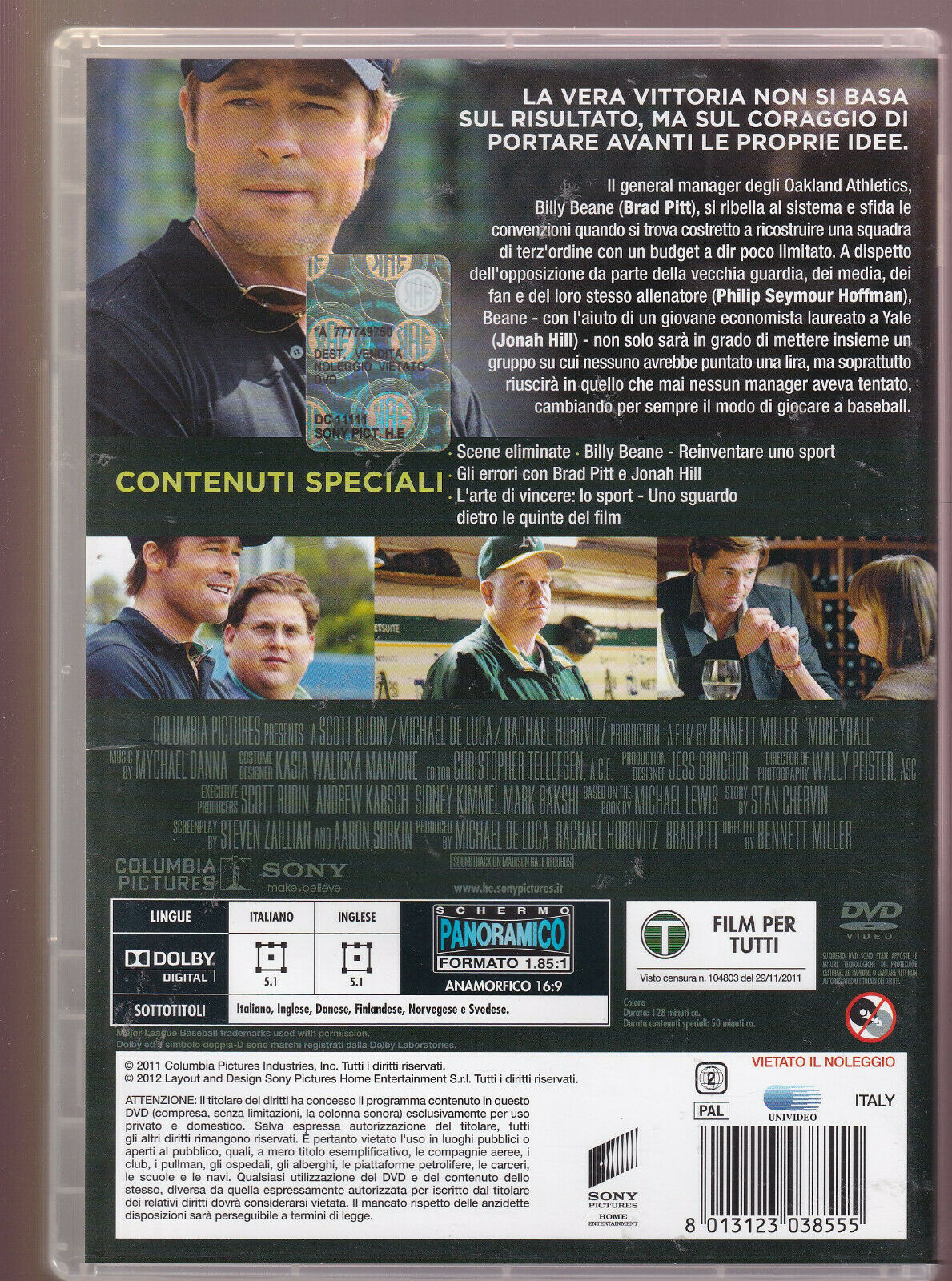 EBOND Moneyball L'arte Di Vincere DVD D312013