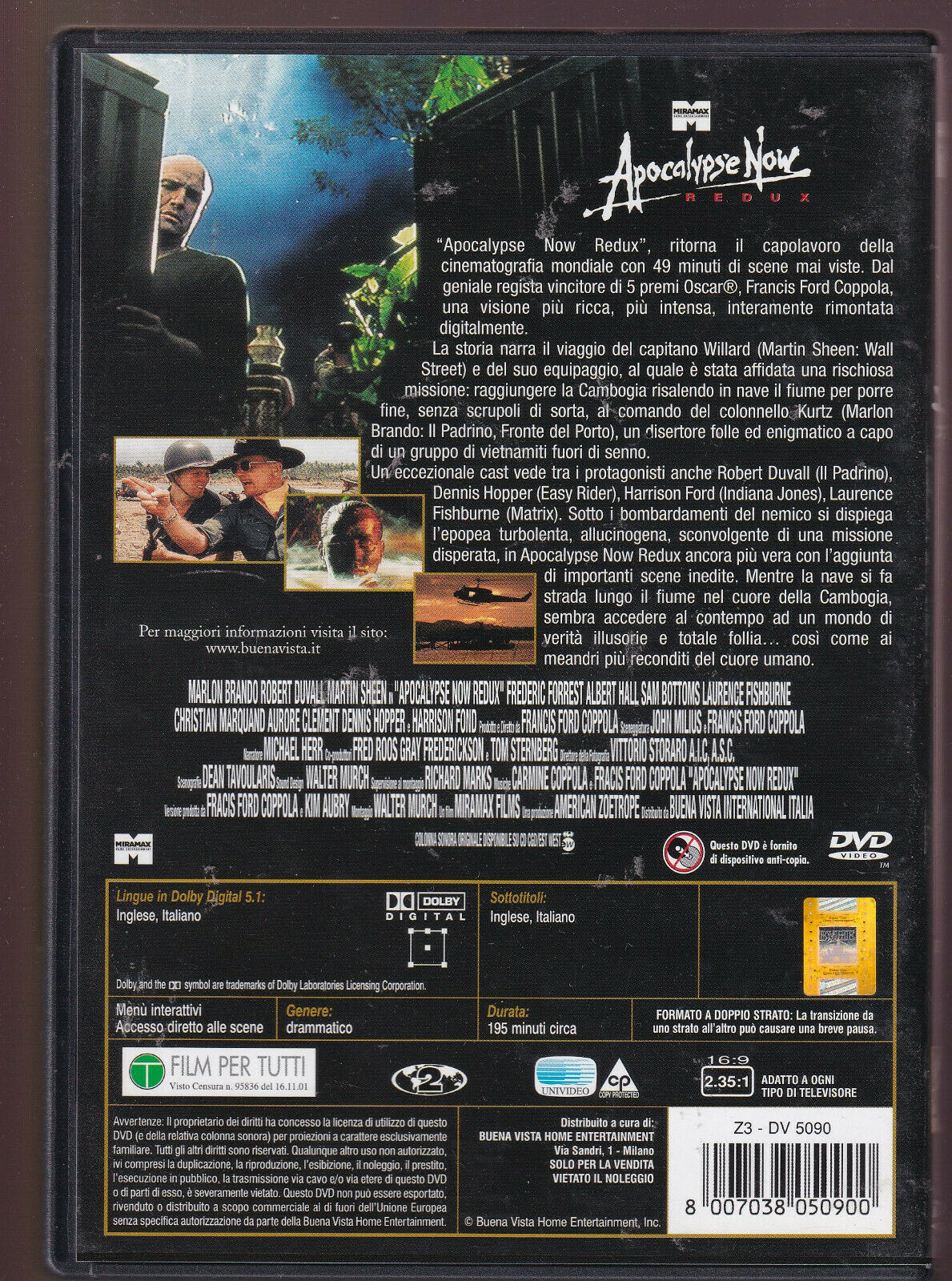 EBOND Apocalypse Now DVD D314013