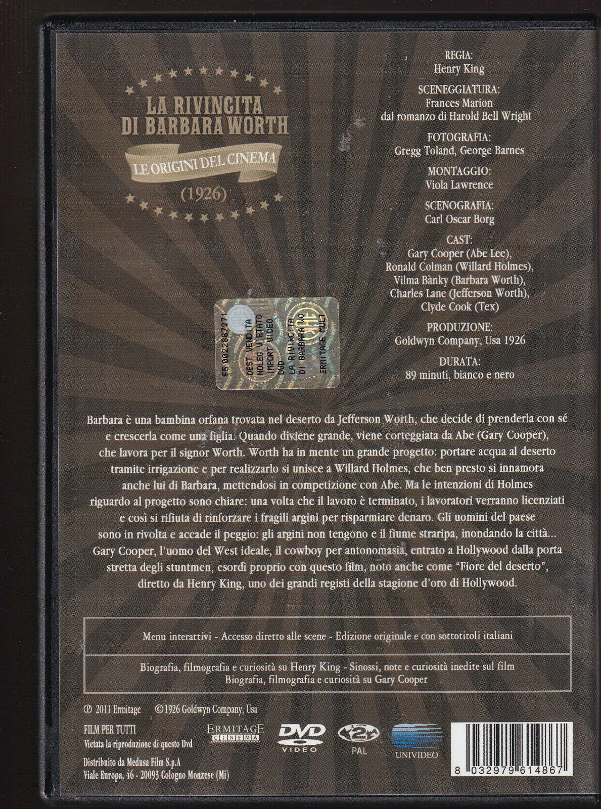 EBOND La Rivincita Di Barbara Worth DVD D346012