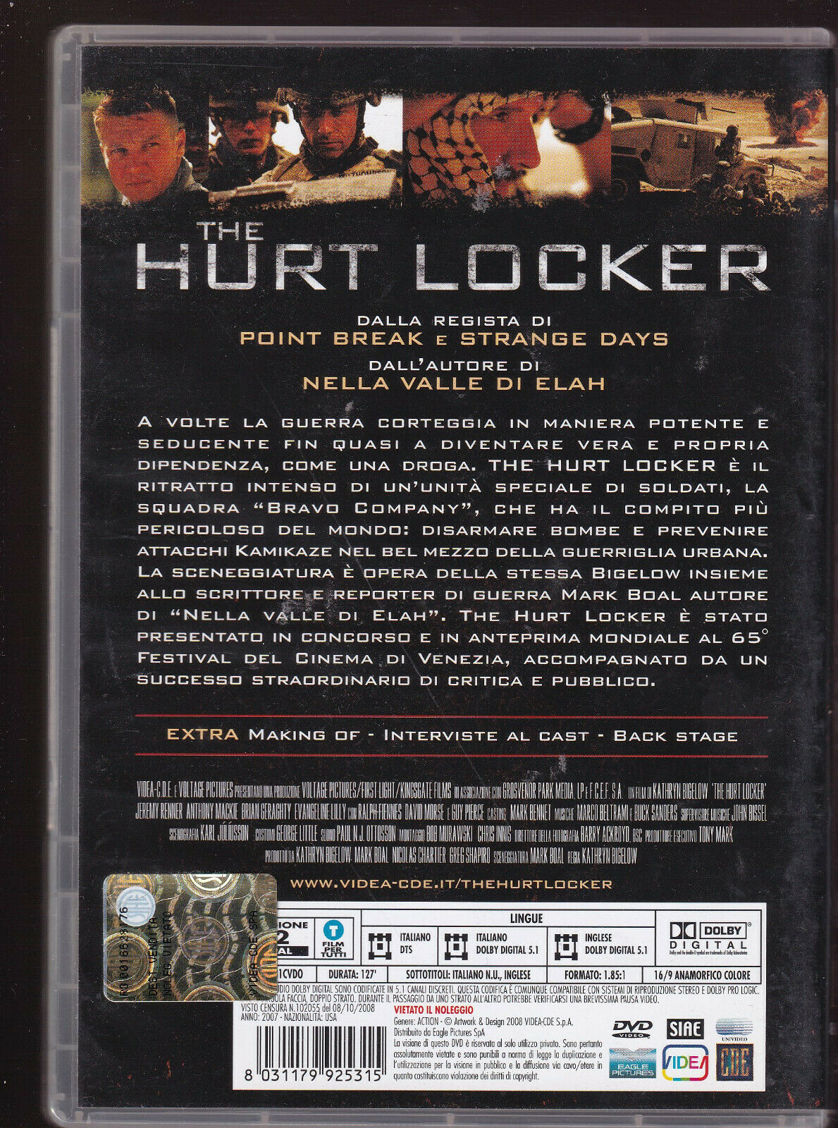 EBOND The Hurt Locker DVD D352012