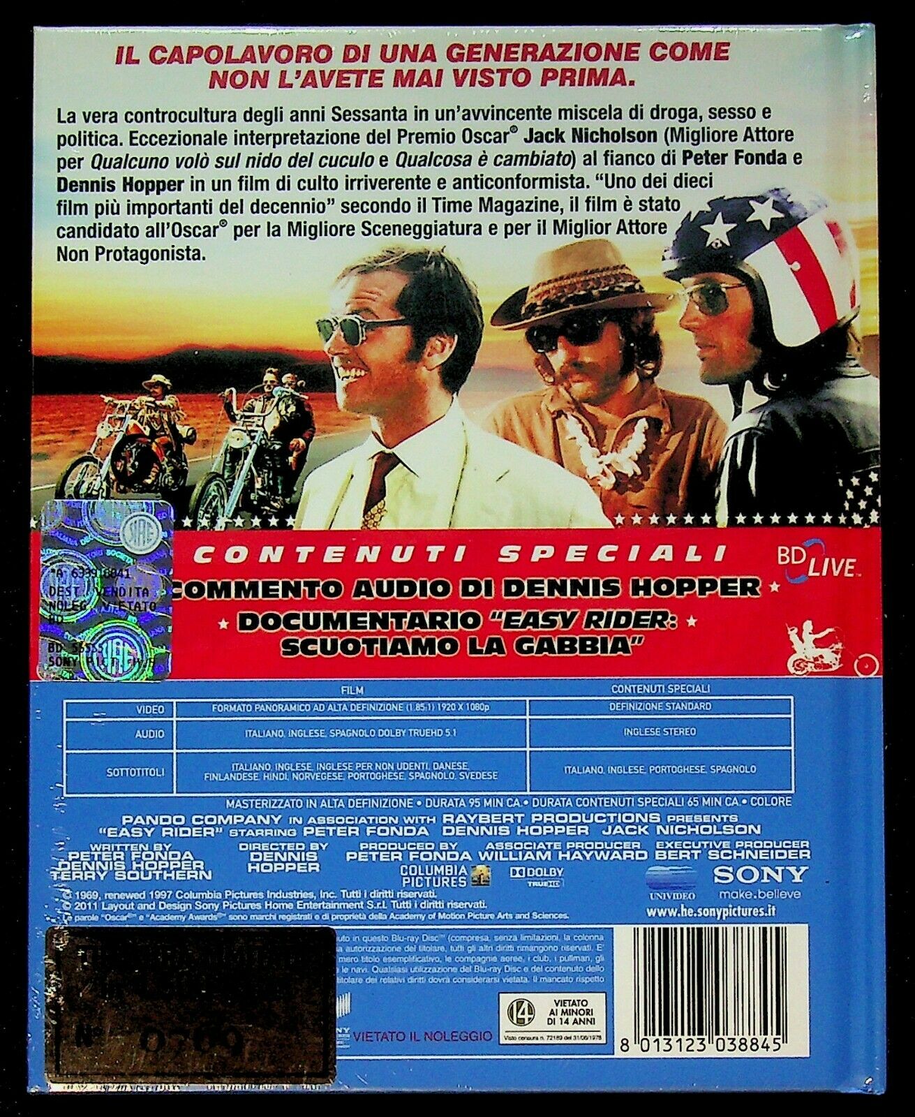 EBOND Easy Rider Liberta e Paura BLURAY Edizione Limitata + Booklet BLURAY D366011