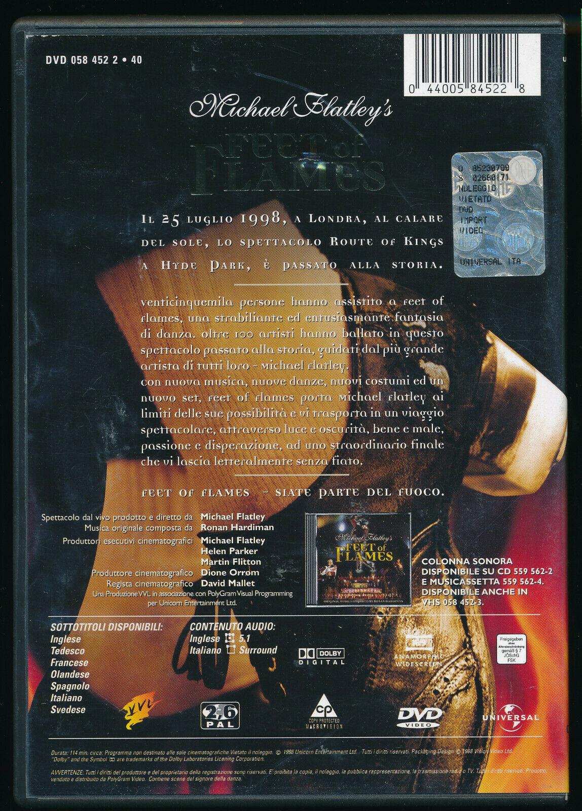 EBOND Feet Of Flames DVD D410011