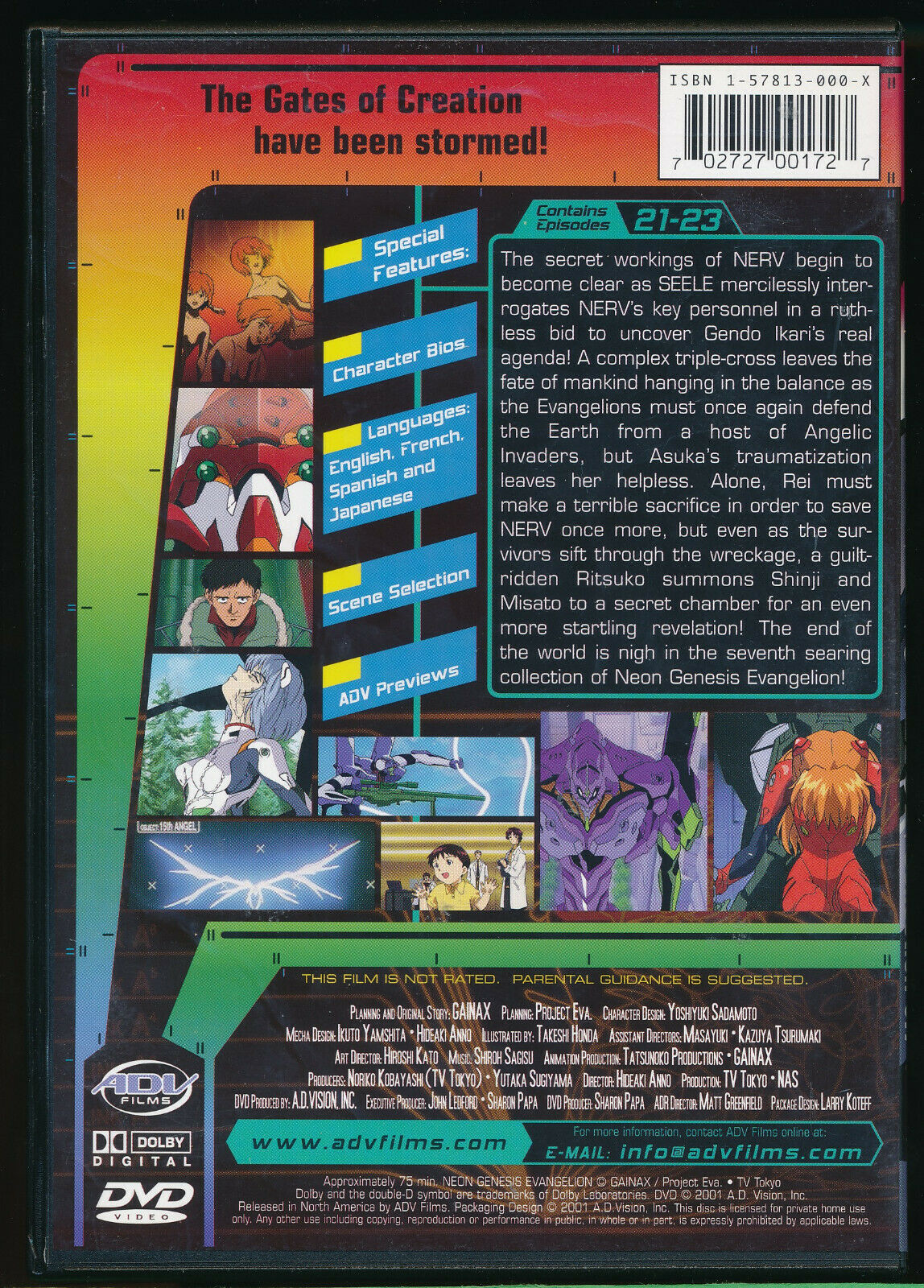 EBOND Neon Genesis Evangelion Collection 0:7 DVD Uk Edition D416014