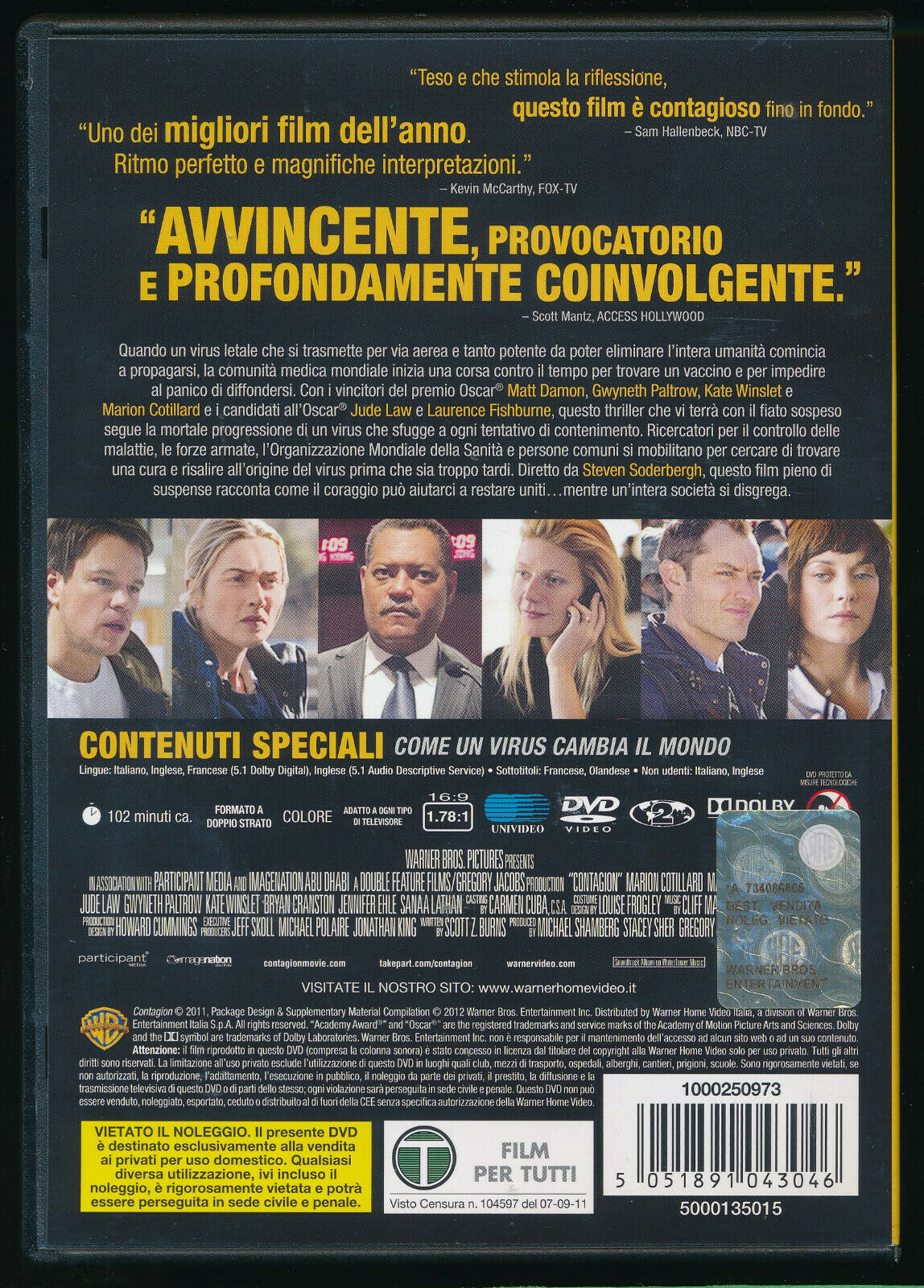 EBOND Contagion DVD D432007