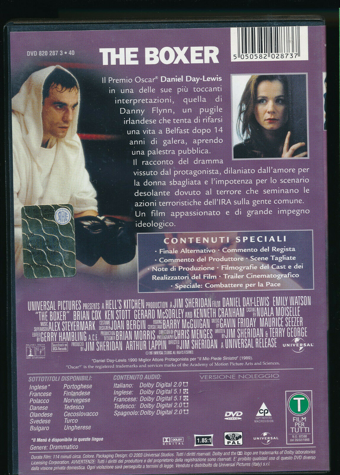 EBOND The Boxer DVD Ex Noleggio D442008