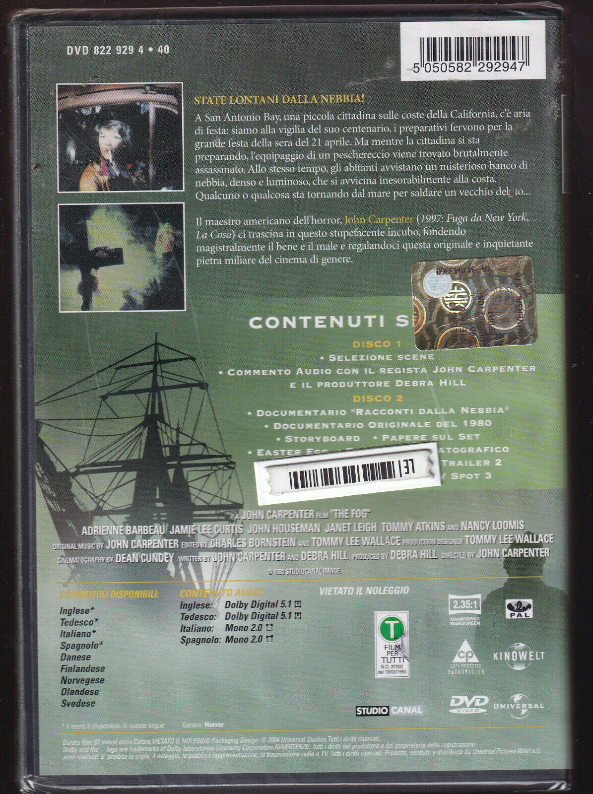 EBOND The Fog DVD D443008