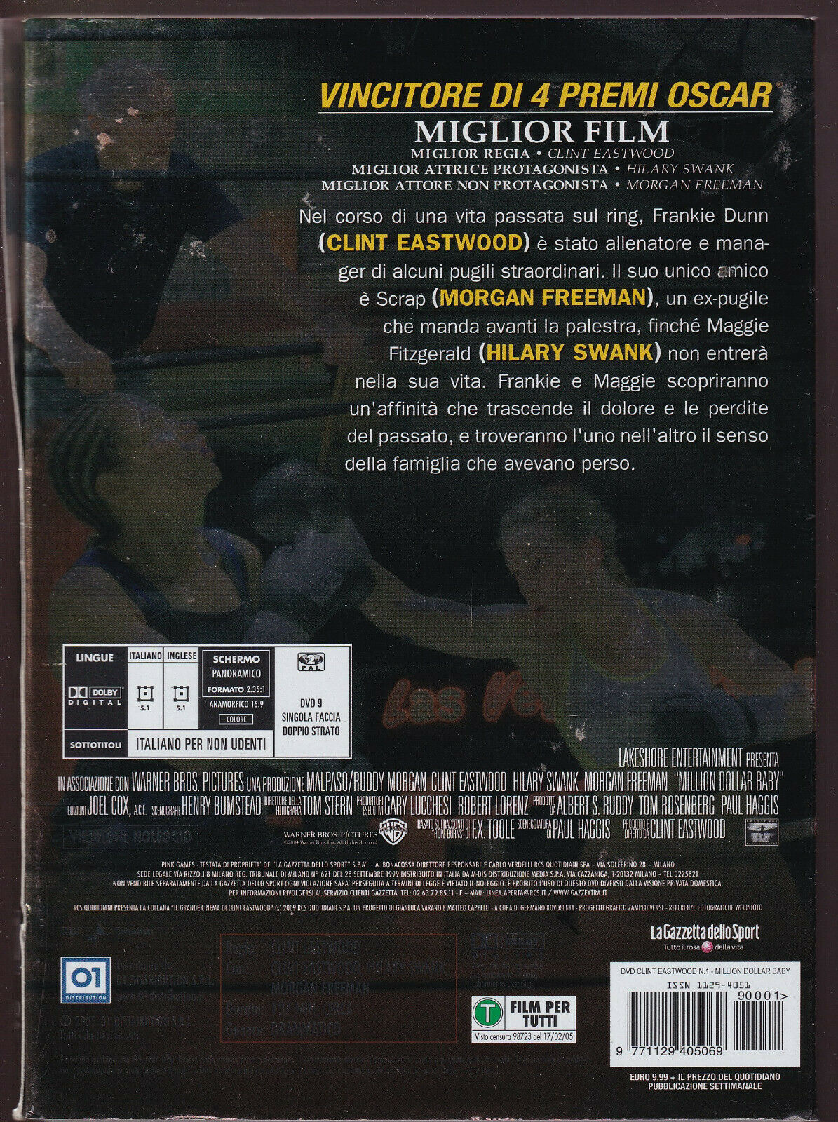 EBOND Million Dollar Baby DVD Editoriale Gazzetta D455001