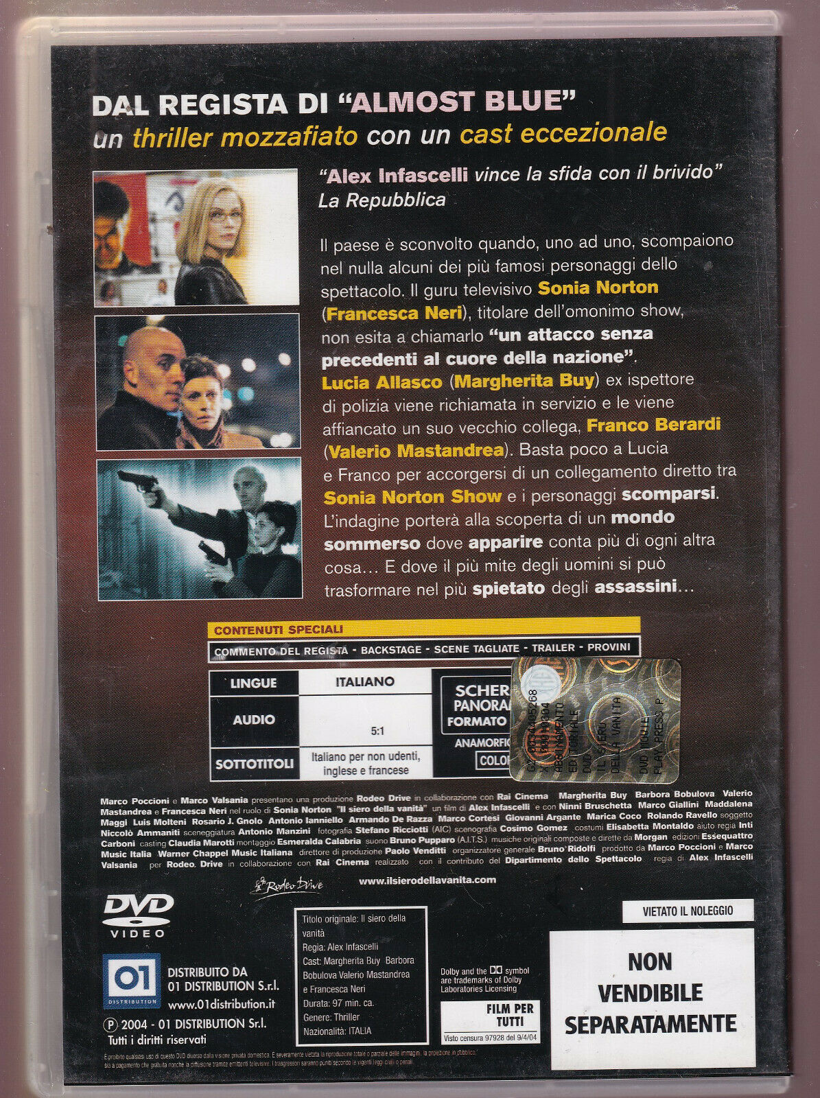EBOND Il Siero Delle Vanita DVD D461009