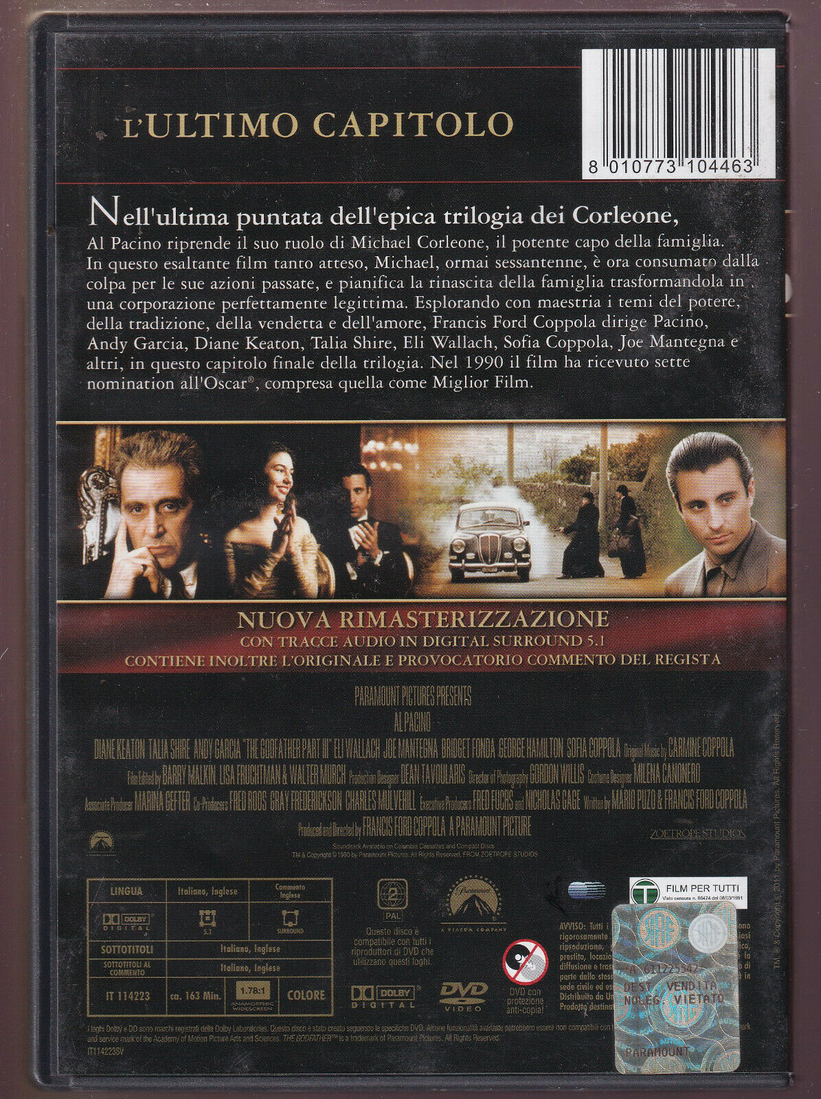 EBOND Il Padrino Parte 3 DVD D462002