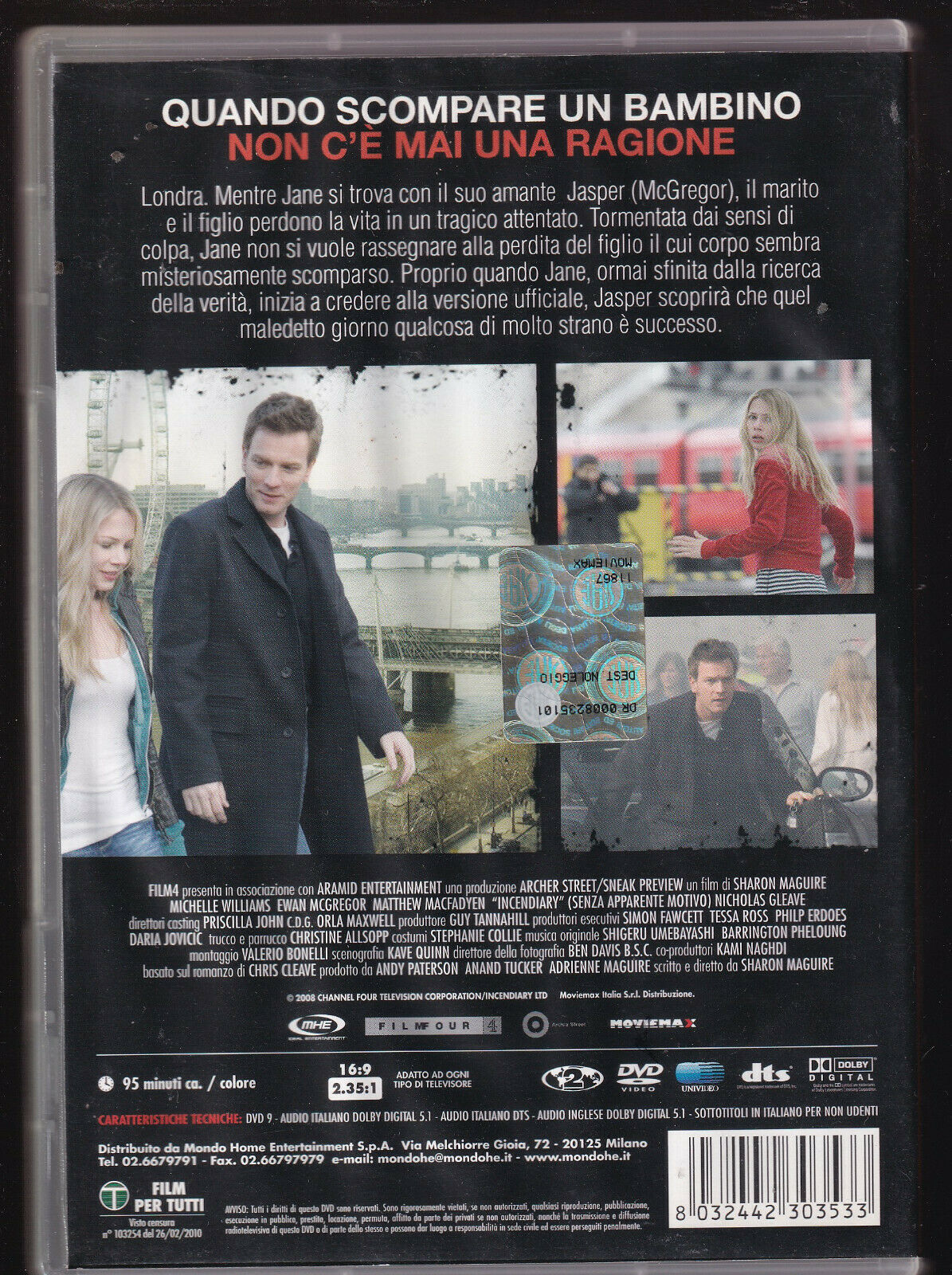 EBOND Senza Apparente Motivo DVD Ex Noleggio D466004