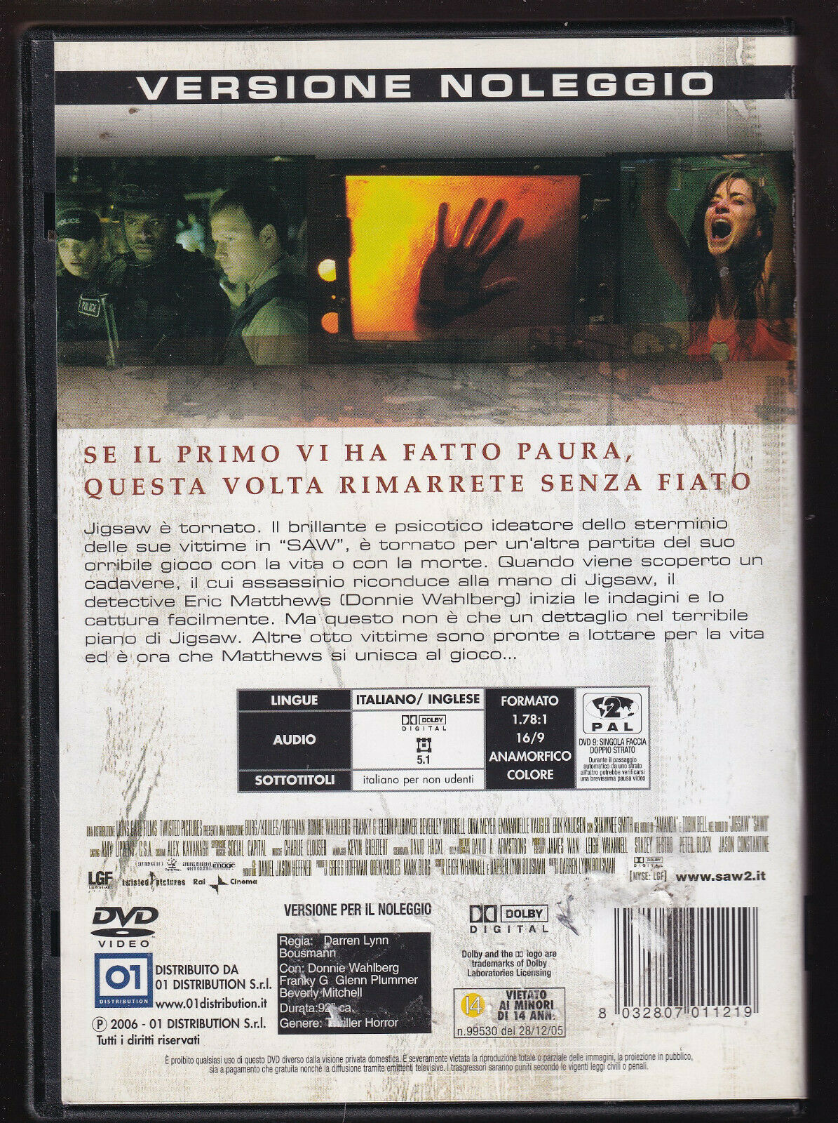 EBOND Saw Ii DVD Ex Noleggio D468012