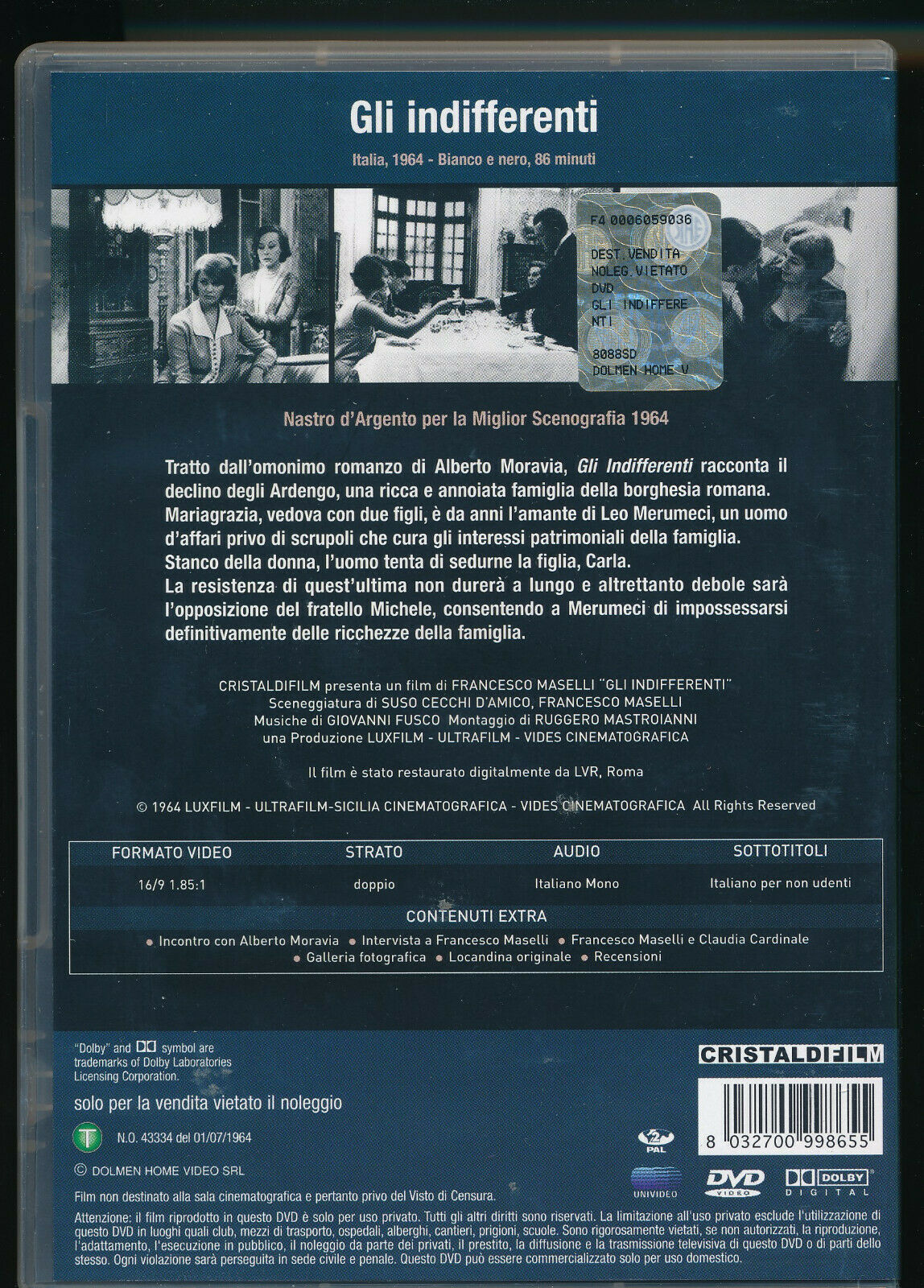 EBOND Gli Indifferenti DVD D469011