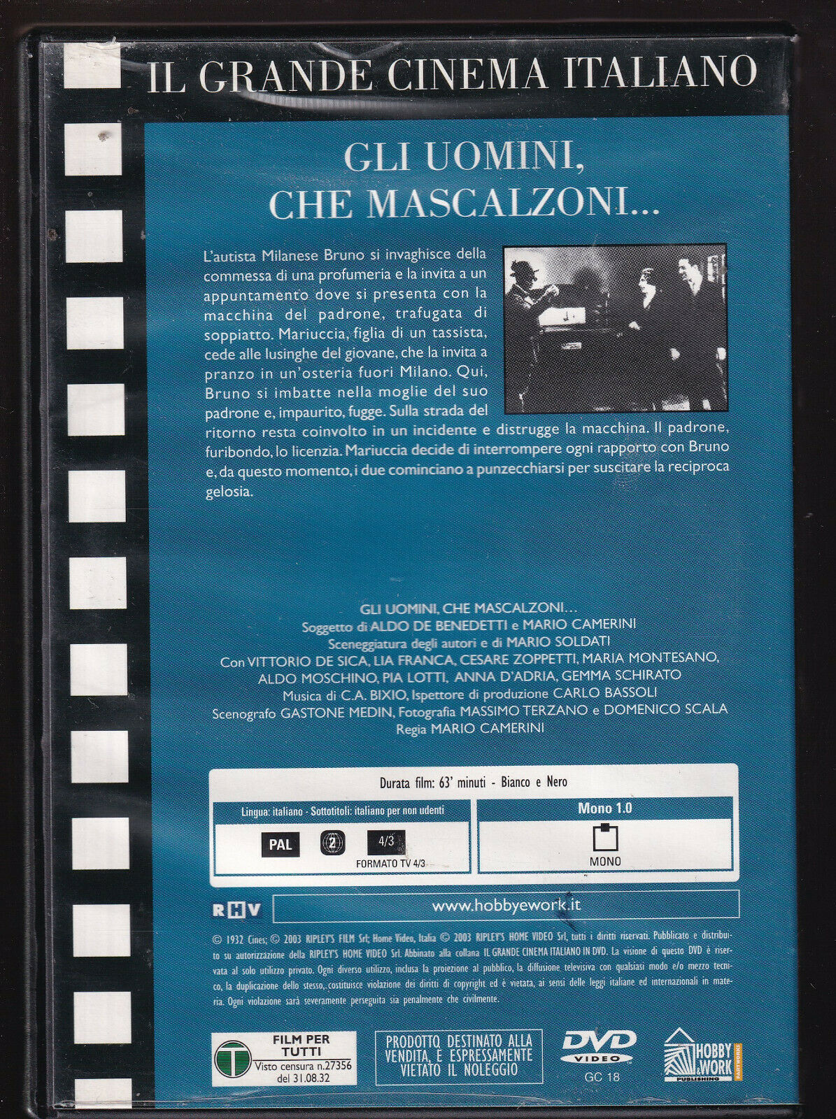 EBOND Gli Uomini Che Mascalzoni DVD Editoriale Hobby e Work D475011