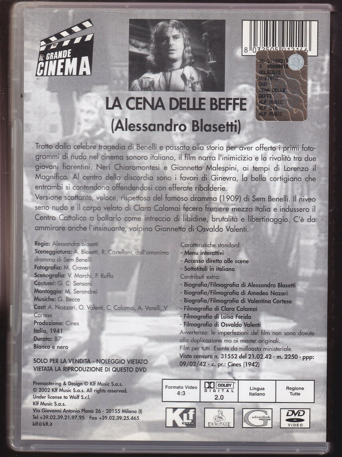 EBOND La Cena Delle Beffe DVD D486016