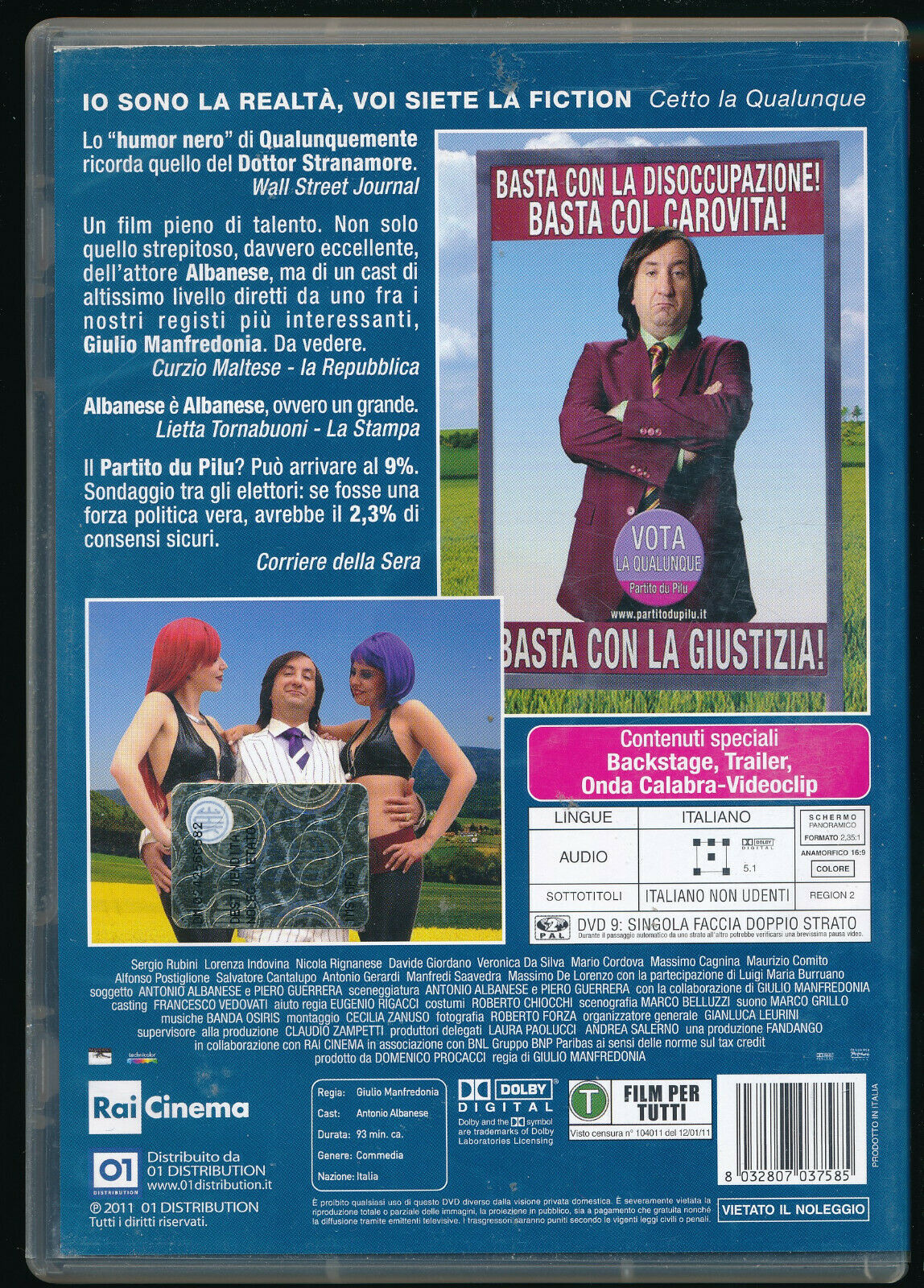 EBOND Qualunquemente DVD D488010