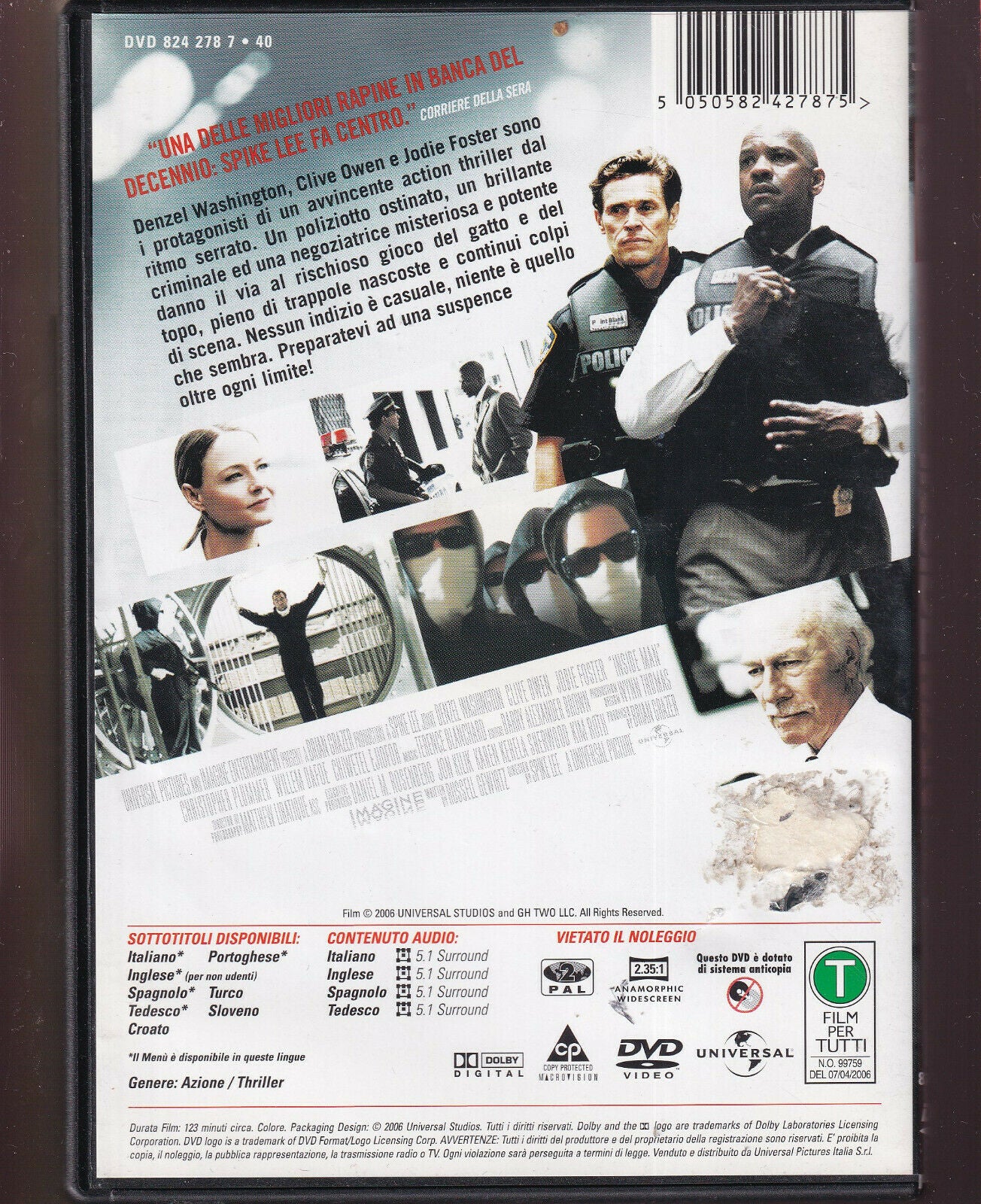 EBOND Inside Man DVD D497002