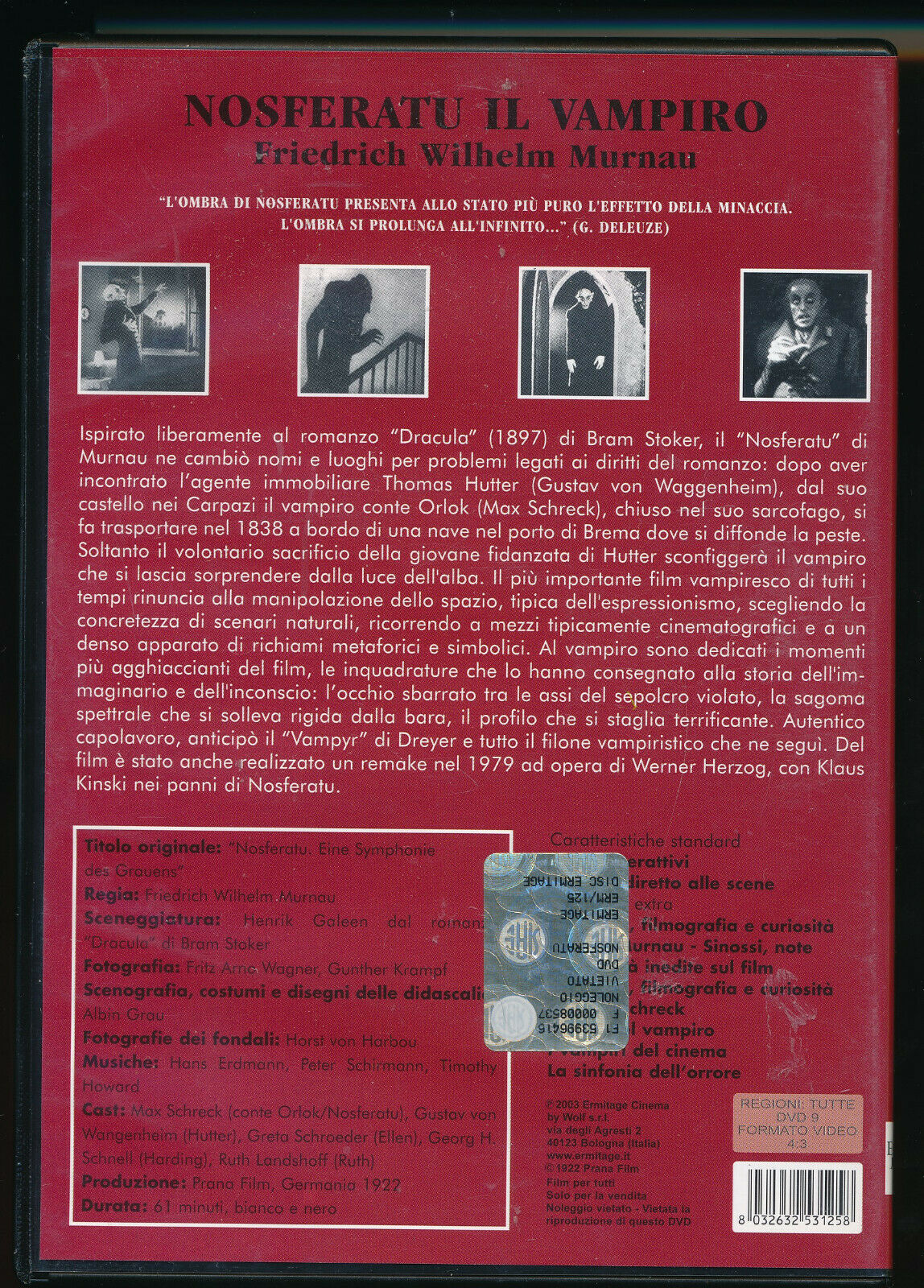 EBOND Nosferatu Il Vampiro DVD D502011