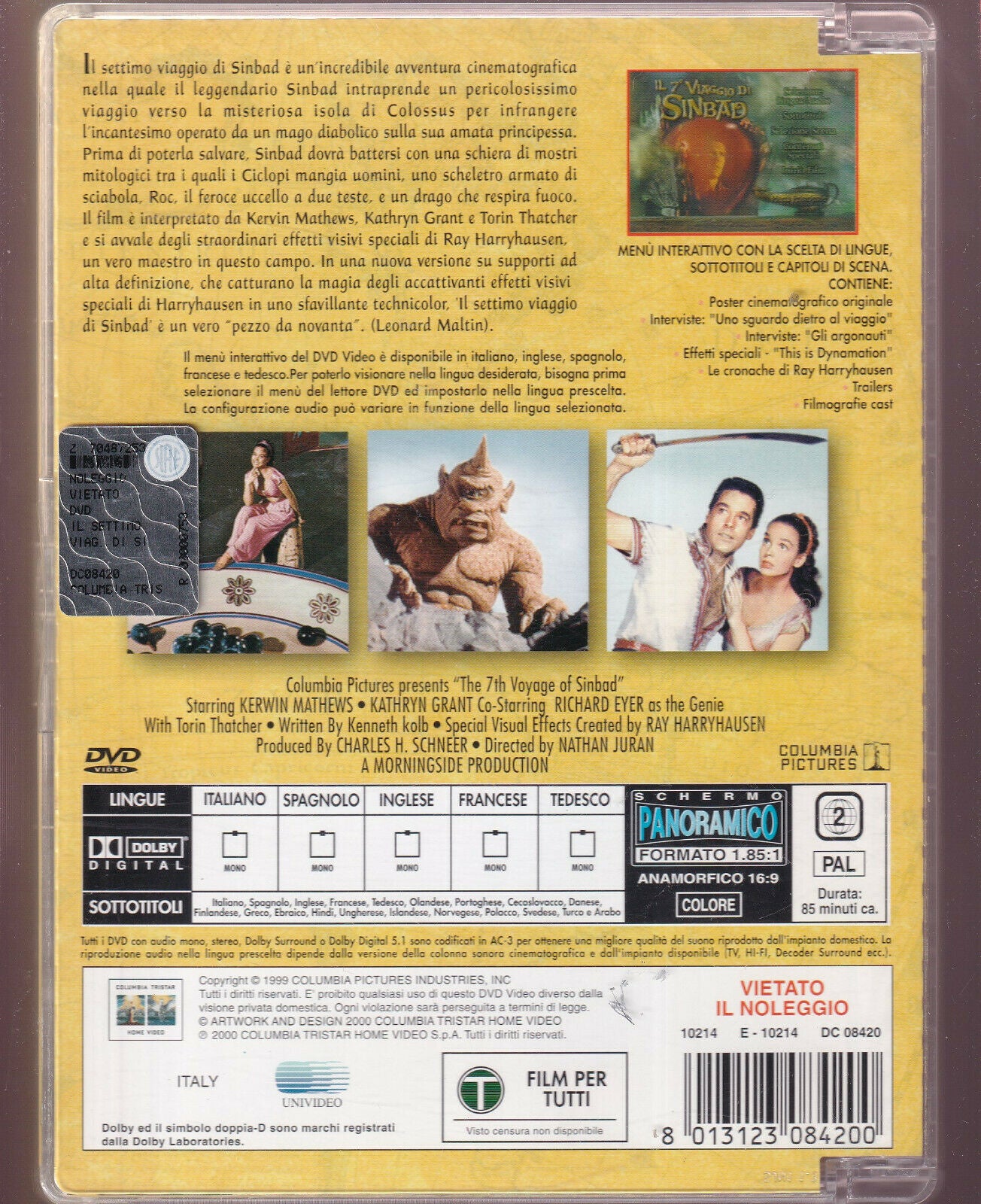 EBOND Il Settimo Viaggio Di Simbad Sjb DVD D503008