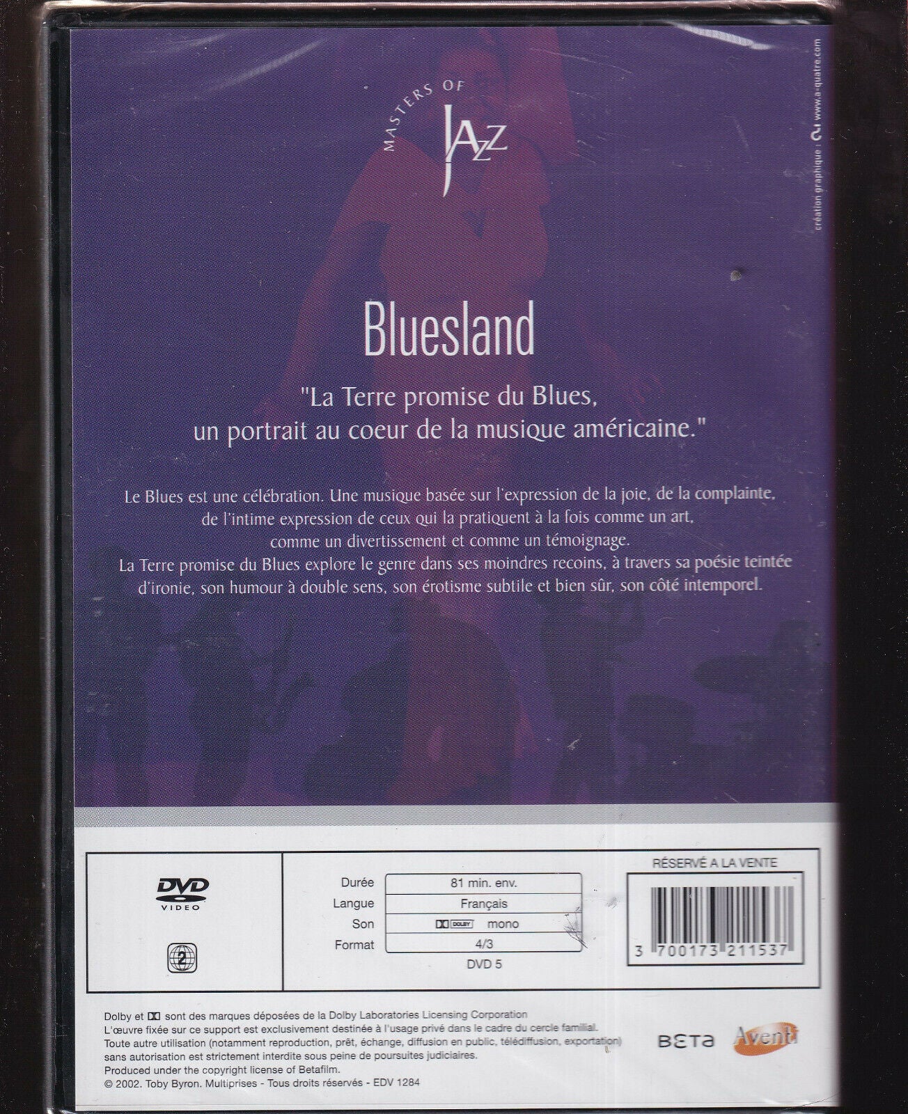 EBOND Bluesland DVD D509006