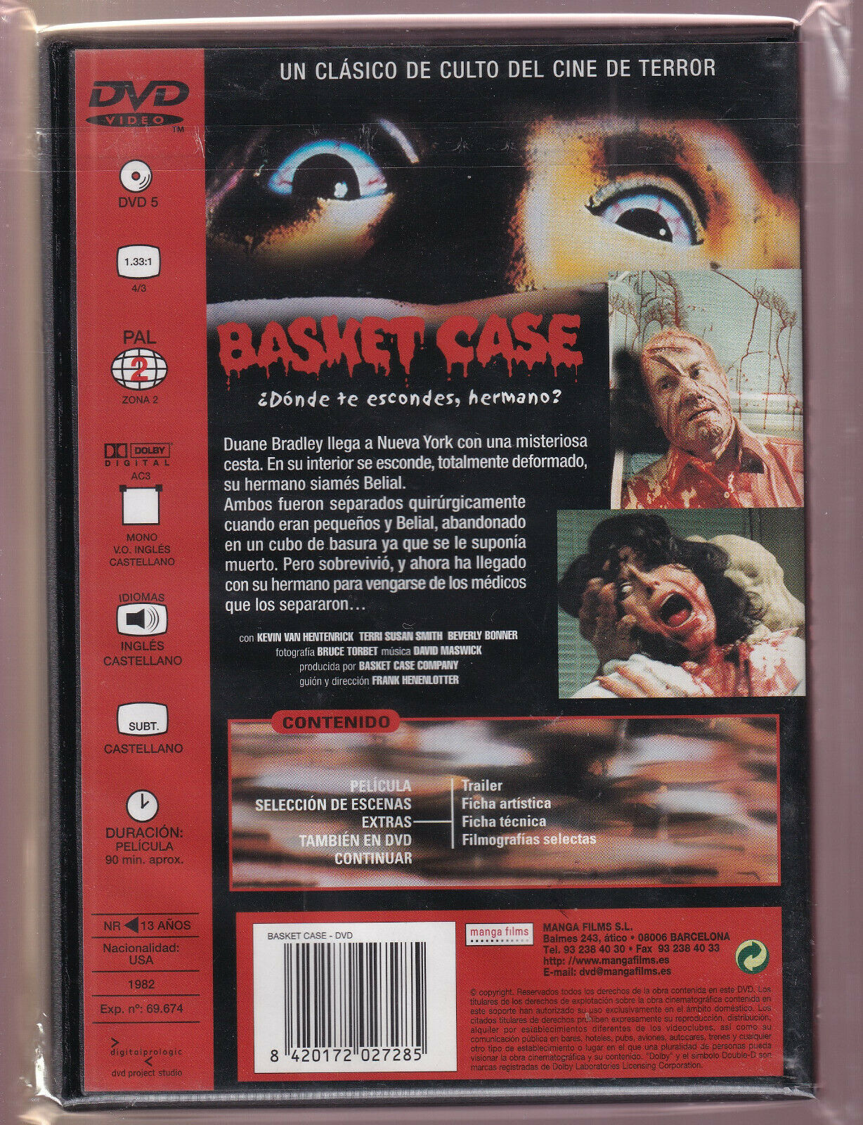 EBOND Basket Case Audio Ing DVD D523008