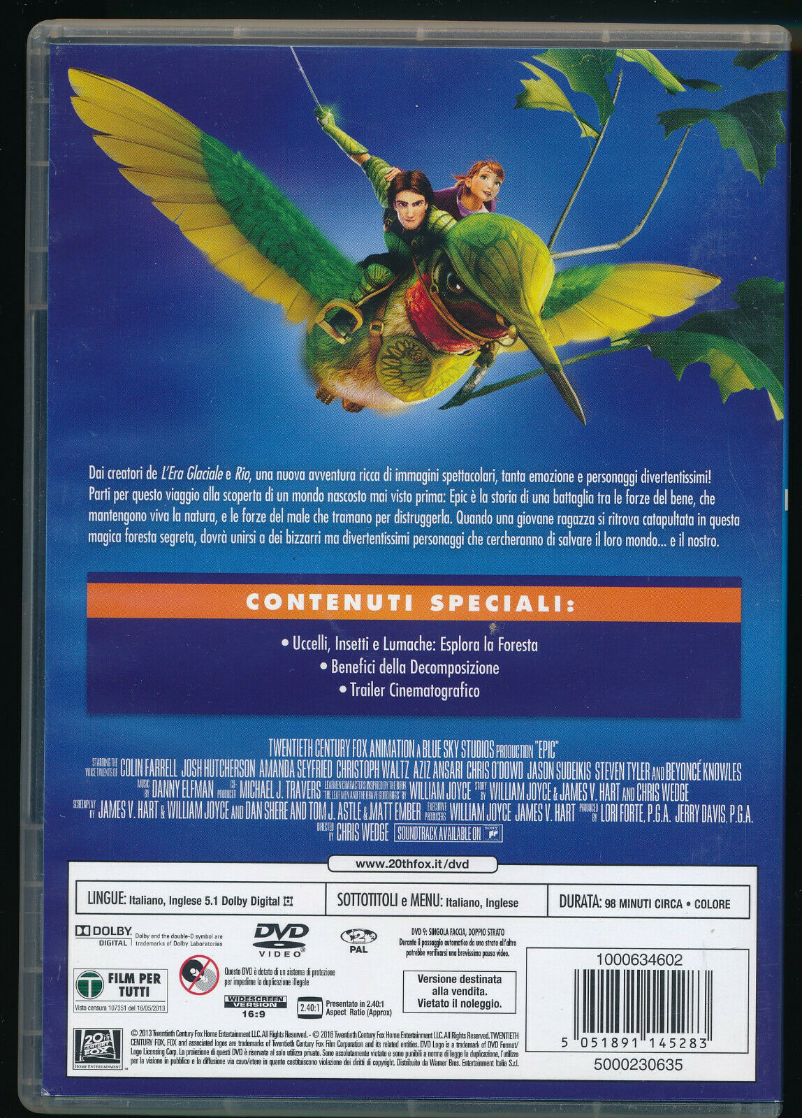 EBOND Epic - Il Mondo Segreto DVD D528010
