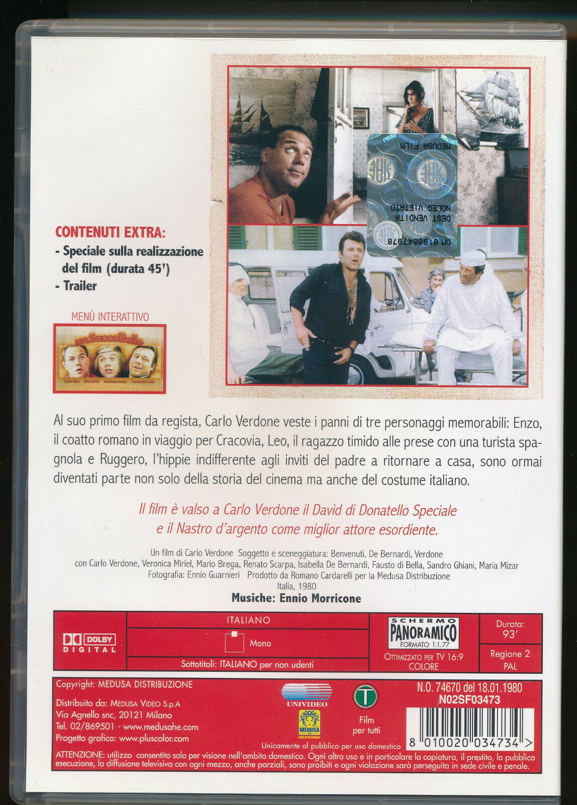 EBOND Un Sacco Bello DVD D536002