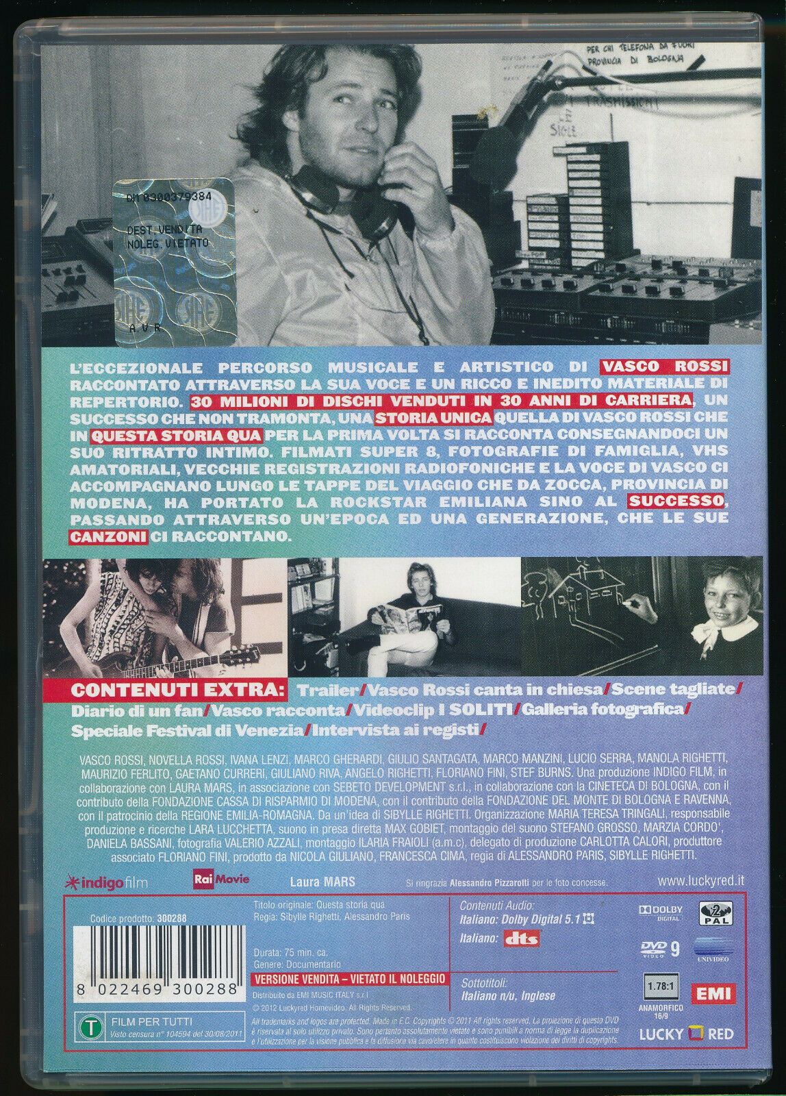 EBOND Vasco Rossi Questa Storia Qua DVD D538001