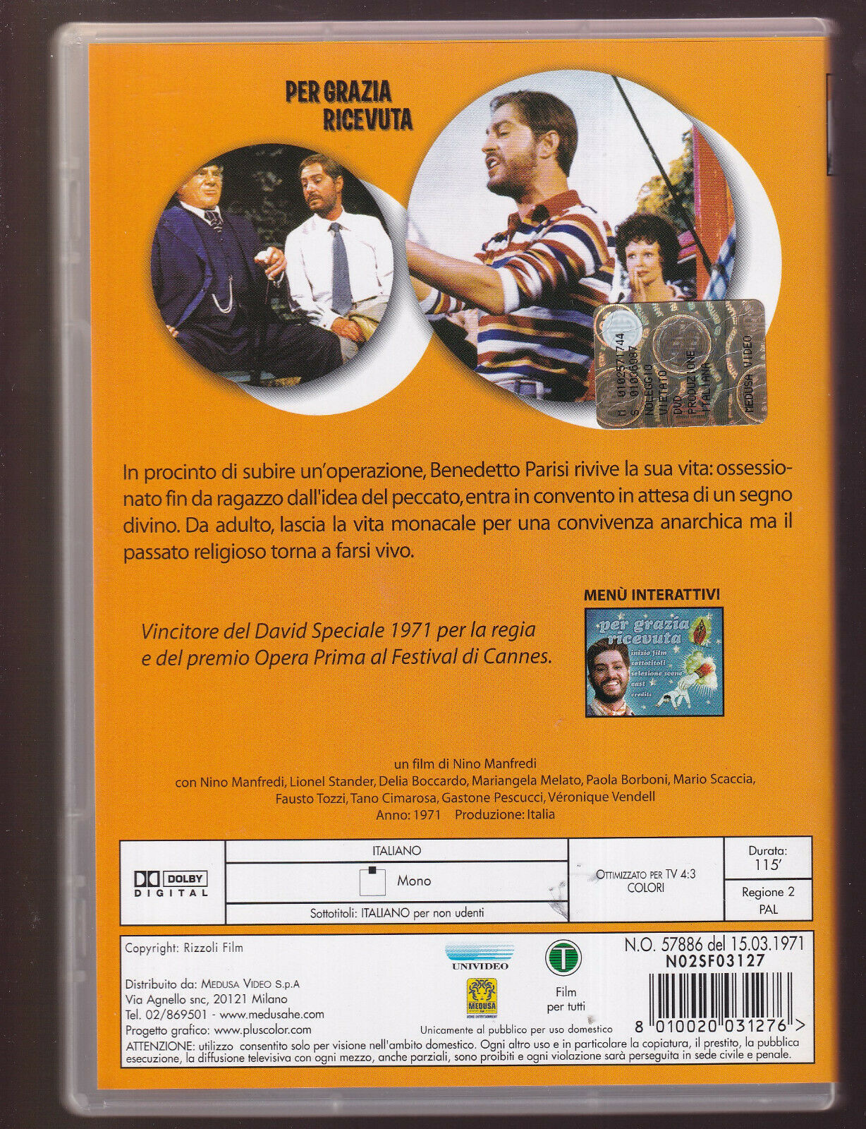 EBOND Per Grazia Ricevuta DVD D539002