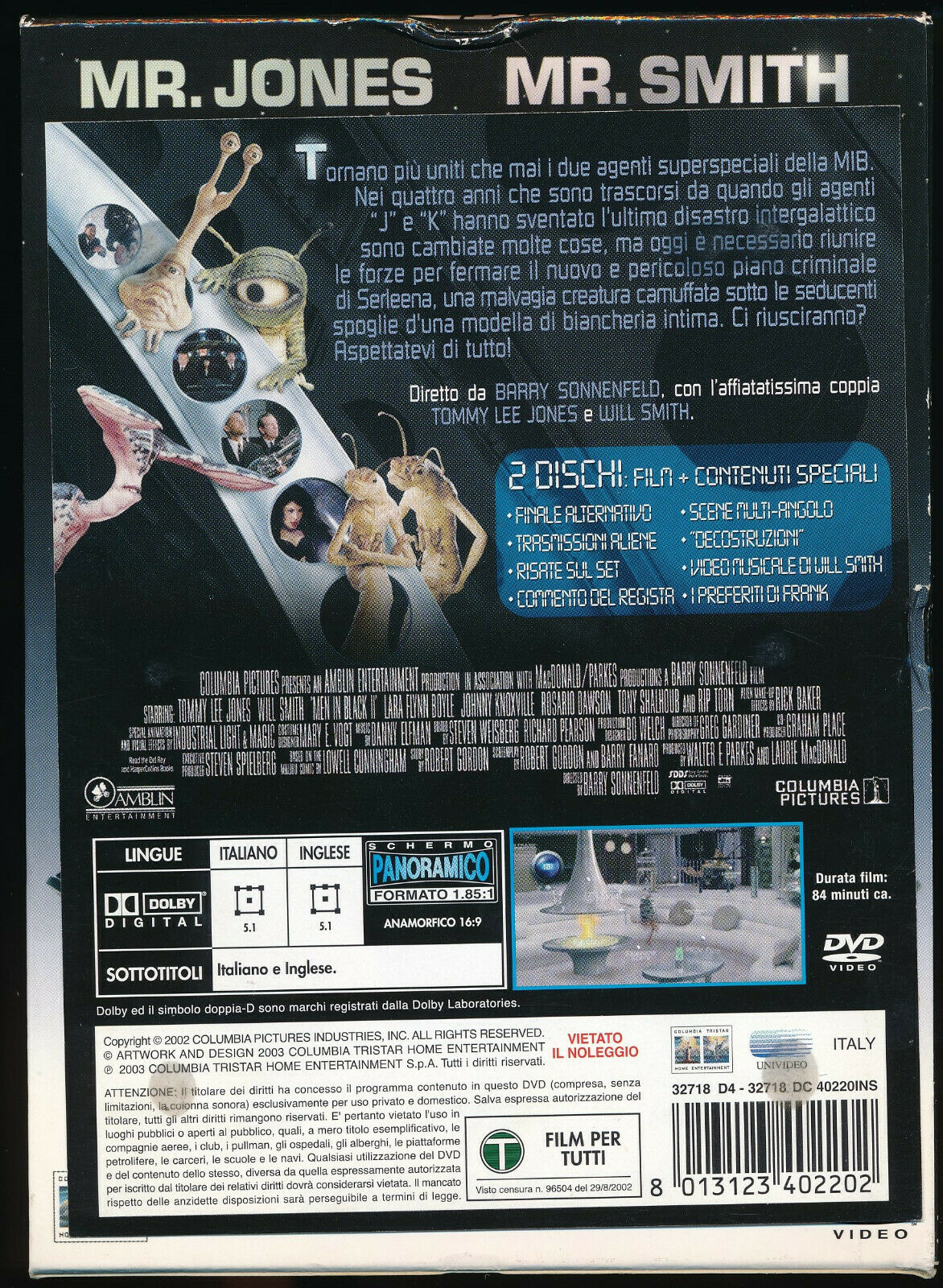 EBOND Mib 2 - Men In Black 2 DVD D543011