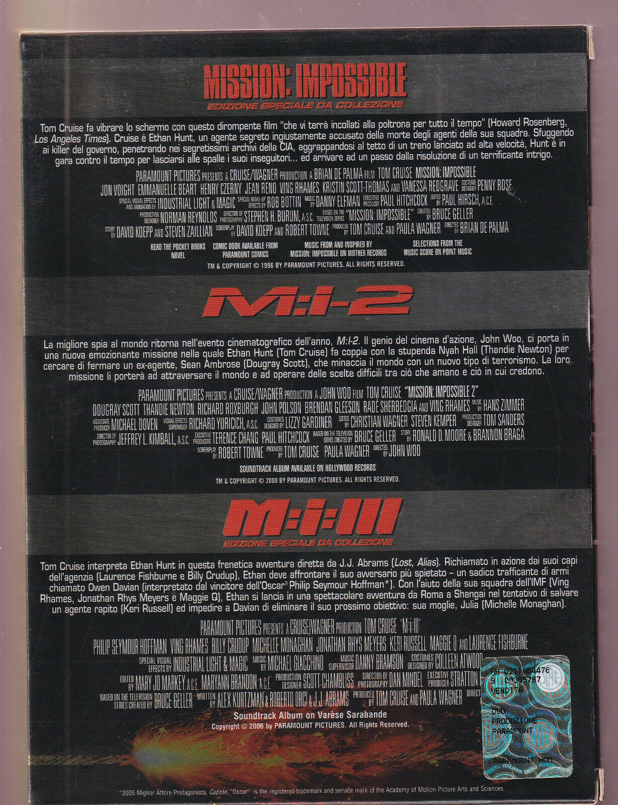 EBOND Mission Impossible Collection DVD D544007