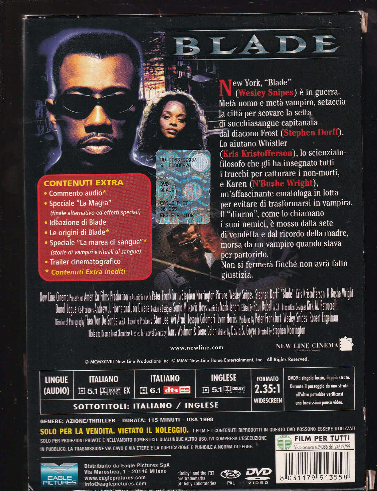 EBOND Blade DVD D552113