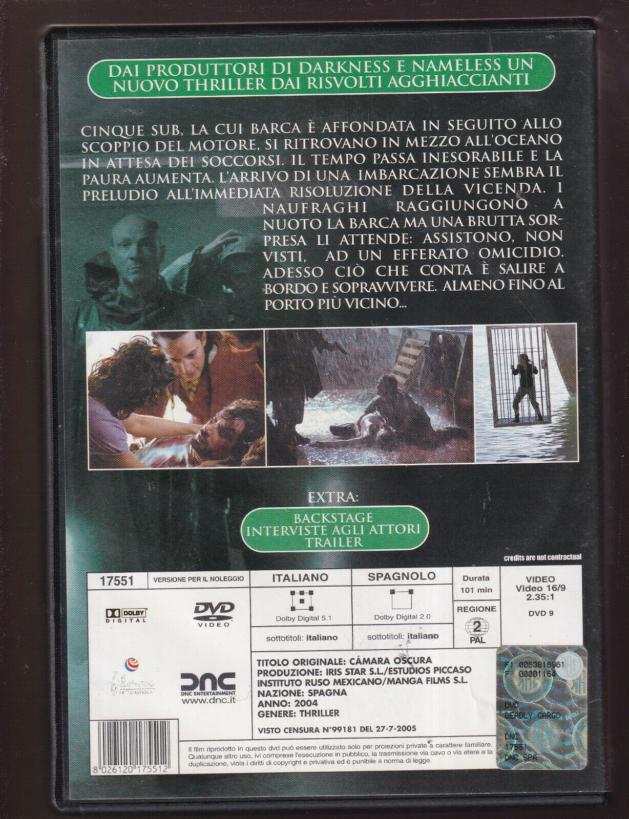 EBOND Deadly Cargo DVD D552424