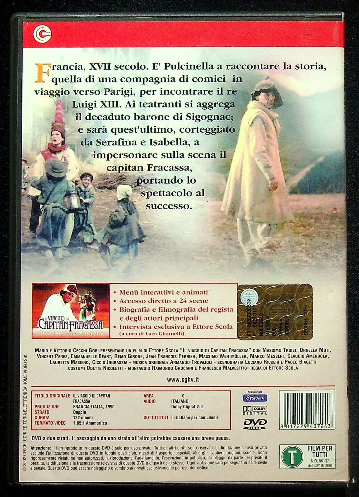EBOND Il Viaggio Di Capitan Fracassa DVD D553101